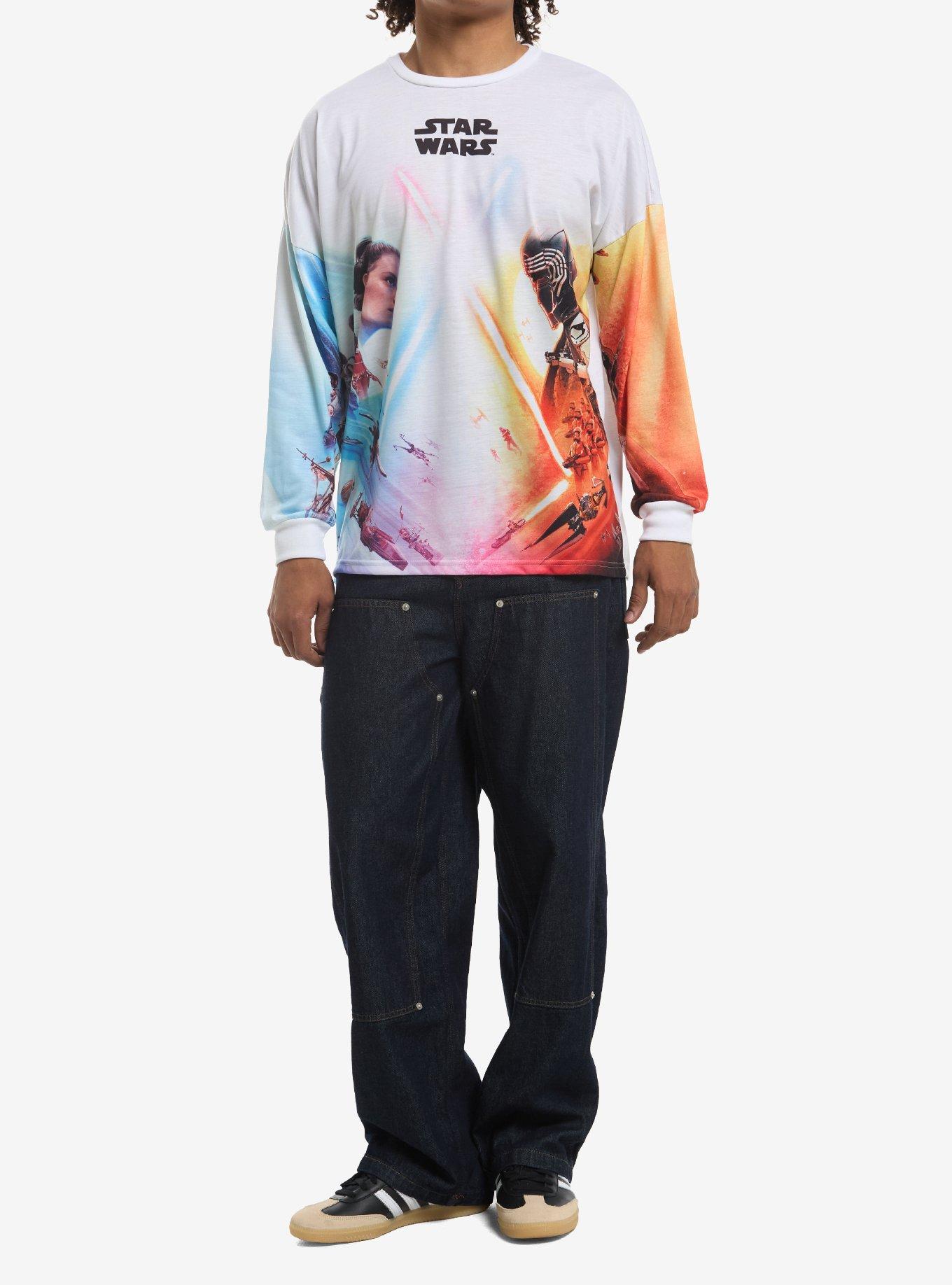 Our Universe Star Wars Rey & Kylo Long-Sleeve T-Shirt Our Universe Exclusive, , hi-res