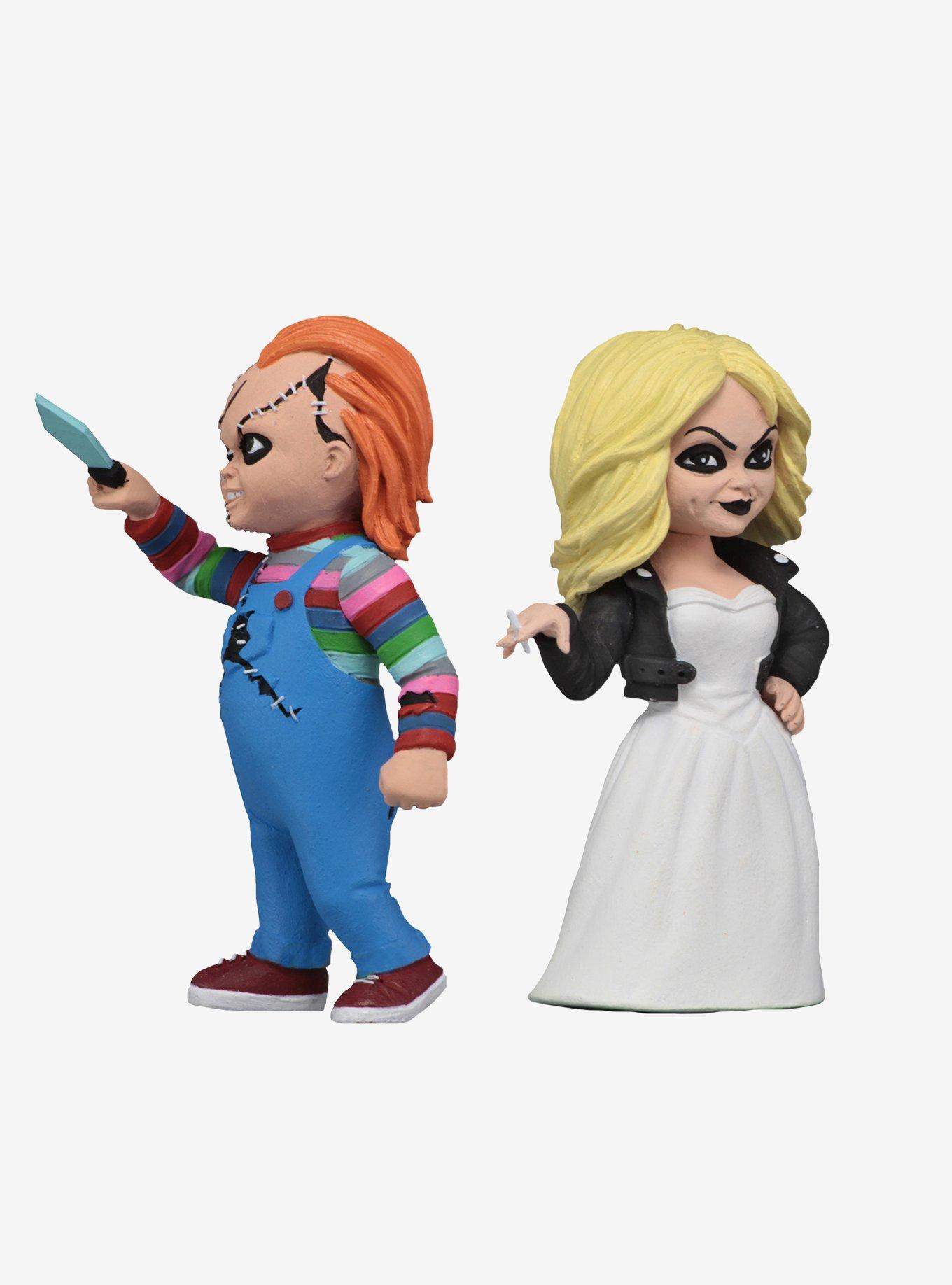 NECA Bride Of Chucky Toony Terrors Chucky & Tiffany Figure Set, , hi-res