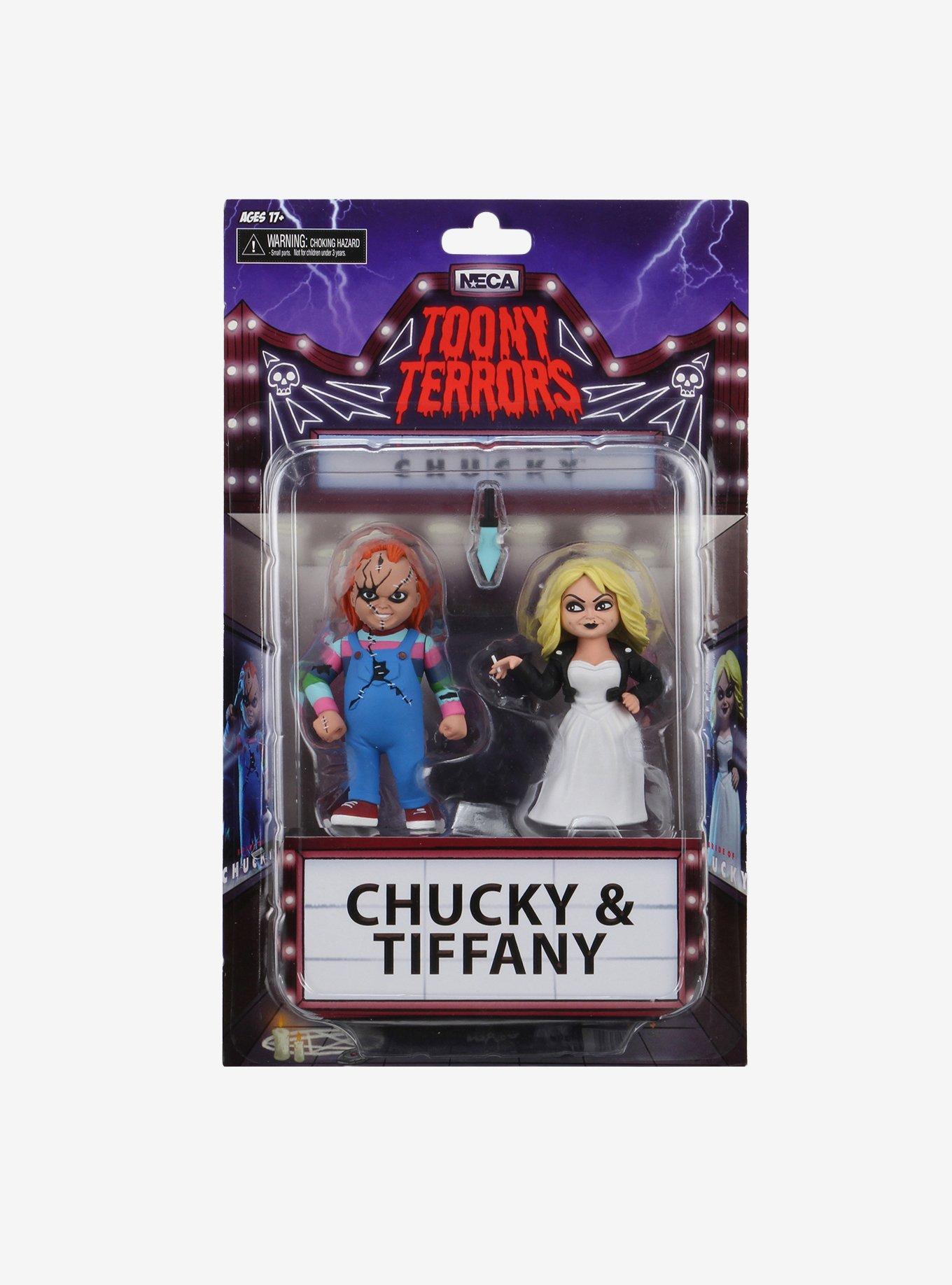 NECA Bride Of Chucky Toony Terrors Chucky & Tiffany Figure Set, , alternate