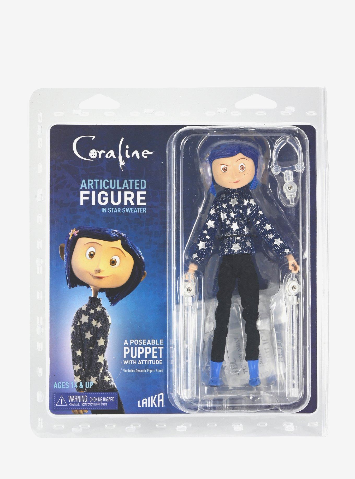 NECA Coraline In Star Sweater Articulated Figure, , alternate