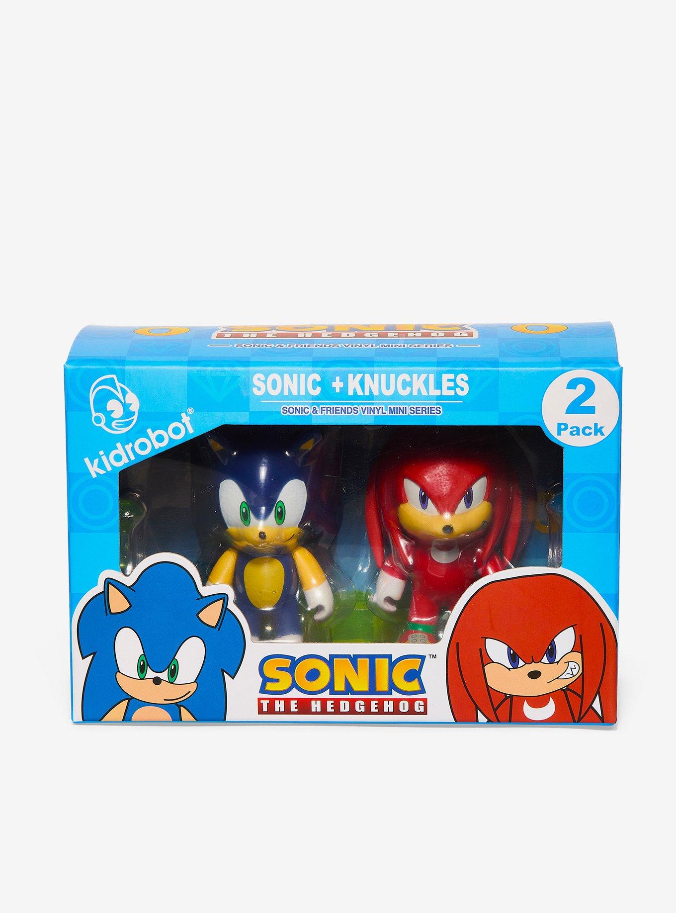 Kidrobot Sonic The Hedgehog Sonic & Knuckles Vinyl Figure Set, , alternate