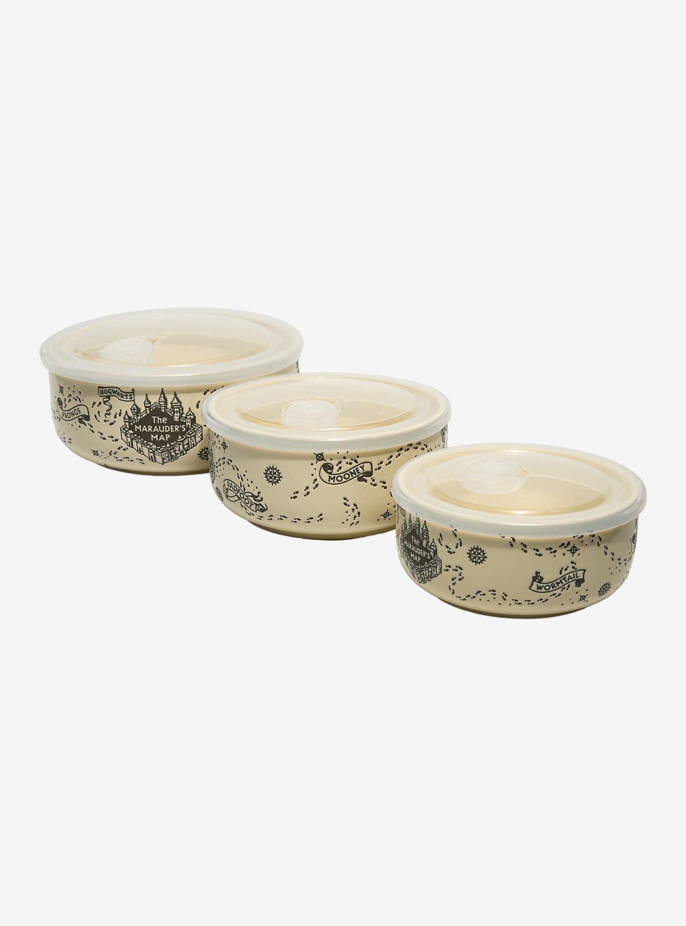 Harry Potter Marauder's Map Ceramic Bowl and Lid Set - BoxLunch Exclusive, , alternate