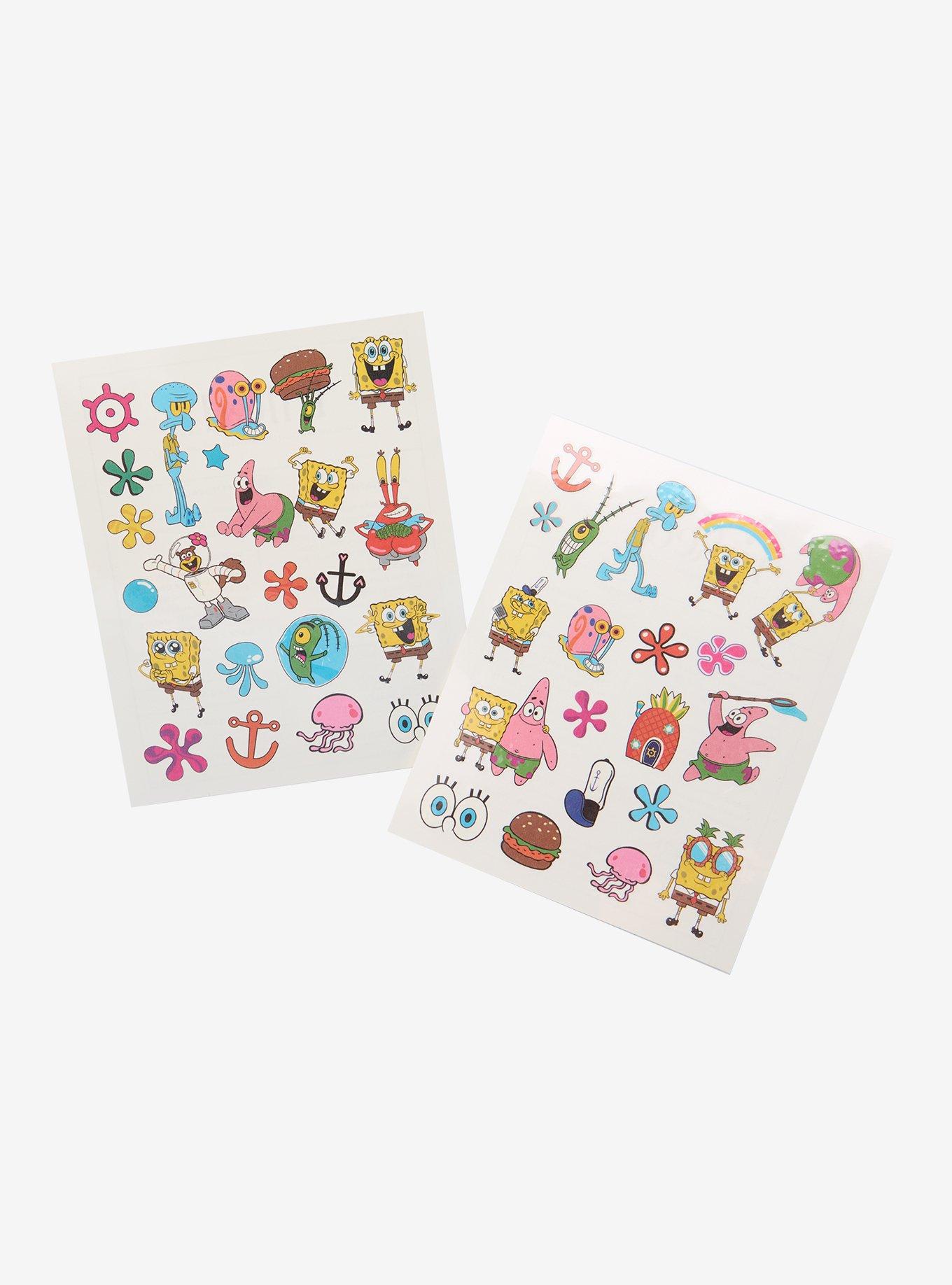 INKED By Dani SpongeBob SquarePants Friends Temporary Tattoo Set, , hi-res