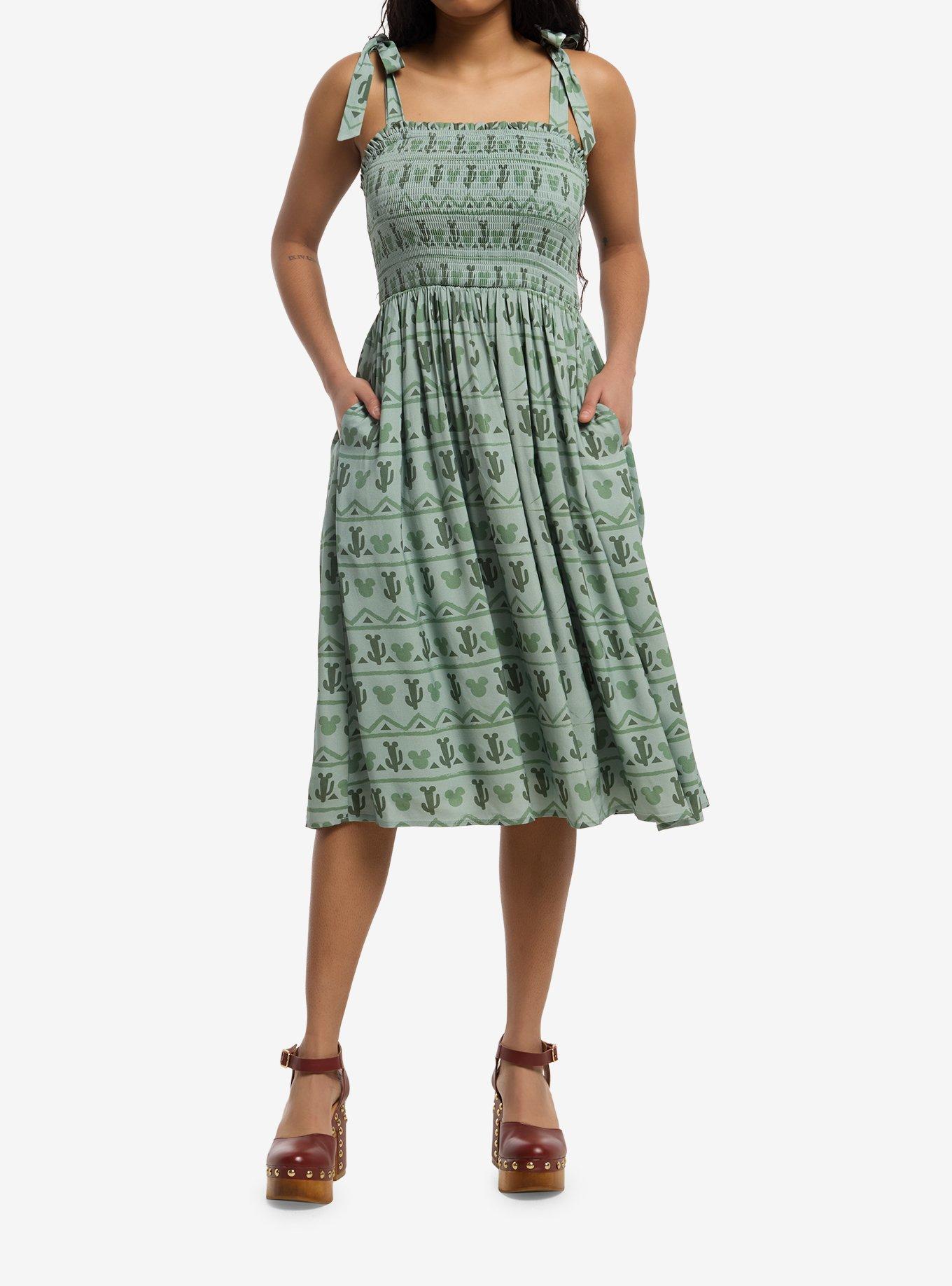 Disney Mickey Mouse Cactus Allover Print Tank Dress Her Universe Exclusive, , hi-res