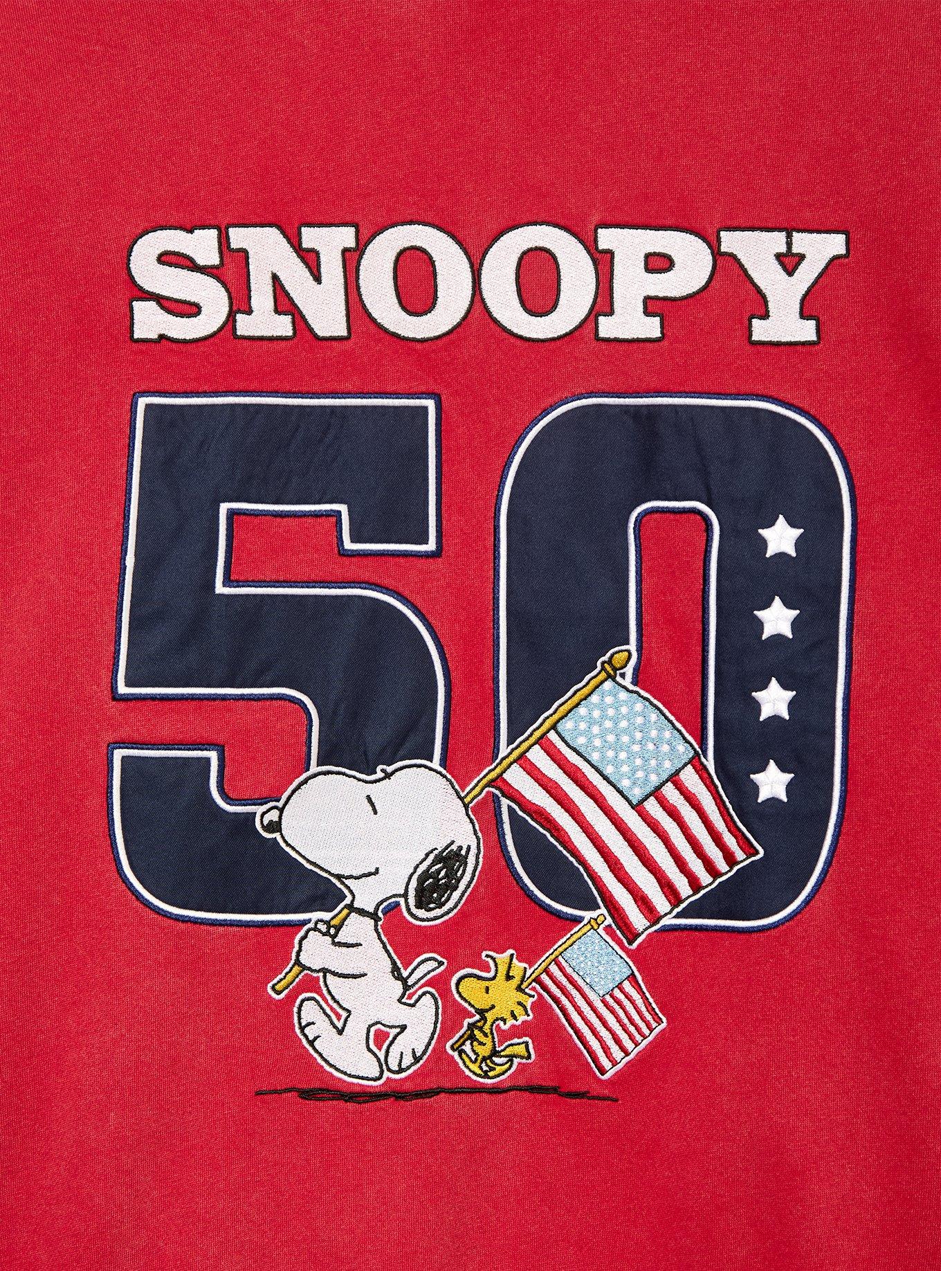 Peanuts Snoopy & Woodstock Americana Crewneck - BoxLunch Exclusive, , hi-res