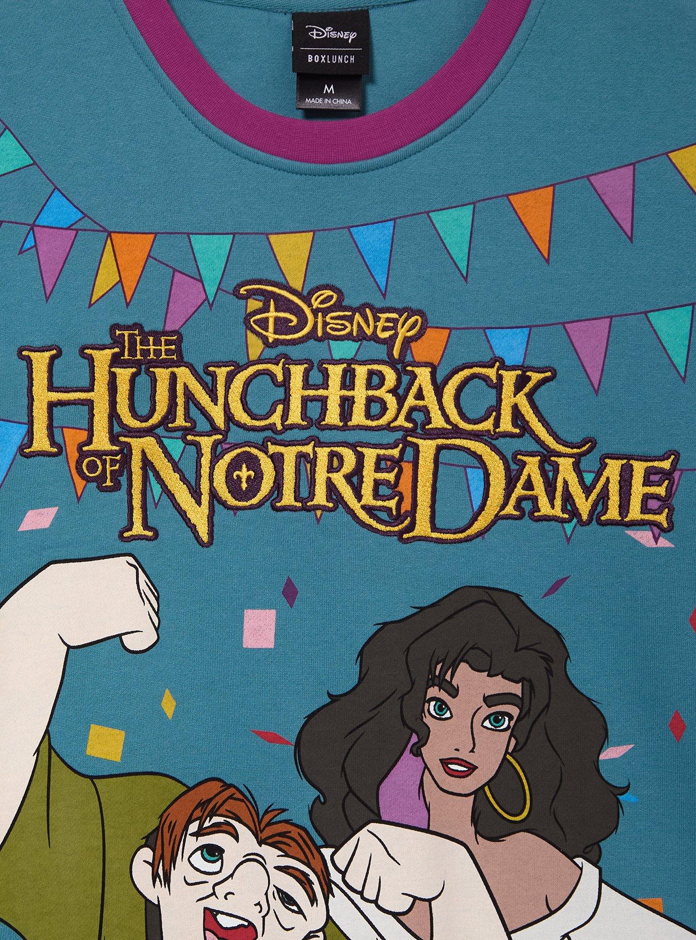 Disney The Hunchback of Notre Dame Esmeralda & Quasimodo Colorblock Crewneck - BoxLunch Exclusive, , hi-res