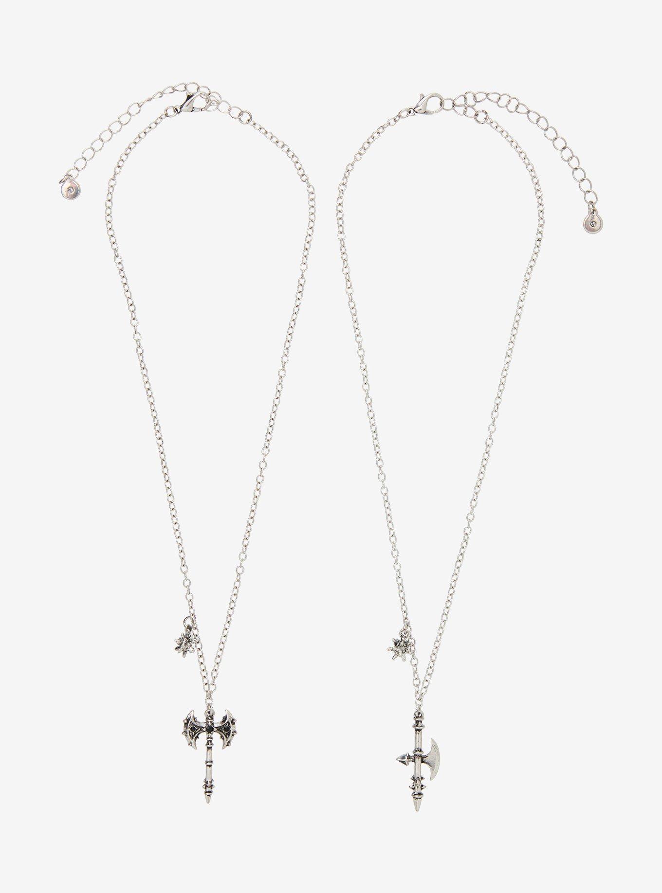 Medieval Weapon Best Friend Necklace Set, , hi-res