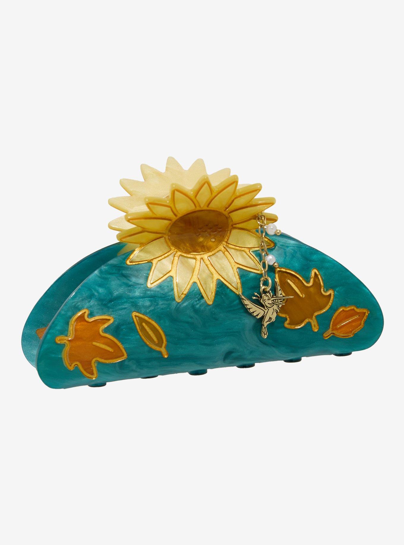 Disney Pocahontas Sunflower Claw Clip with Charm - BoxLunch Exclusive, , hi-res