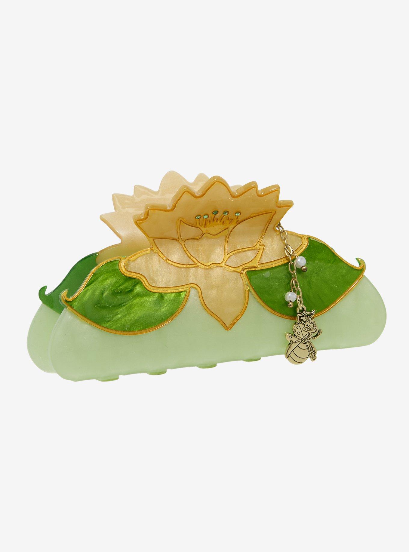 Disney The Princess and The Frog Tiana Flower Claw Clip with Charm - BoxLunch Exclusive, , hi-res