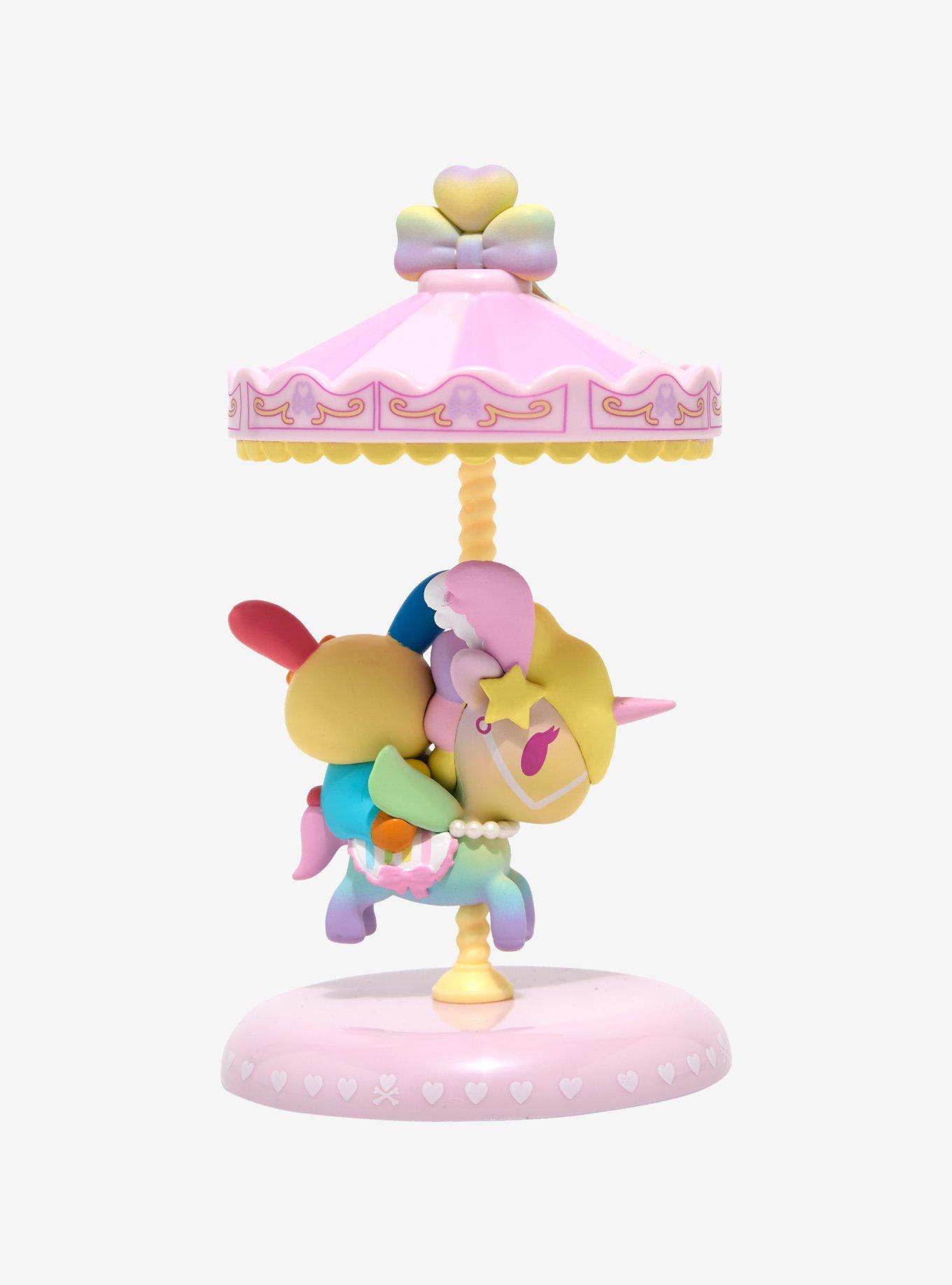 tokidoki Sanrio Hello Kitty and Friends Sweet Pink Carousel U*SA*HA*NA & Can Can Figure (Special Edition), , hi-res