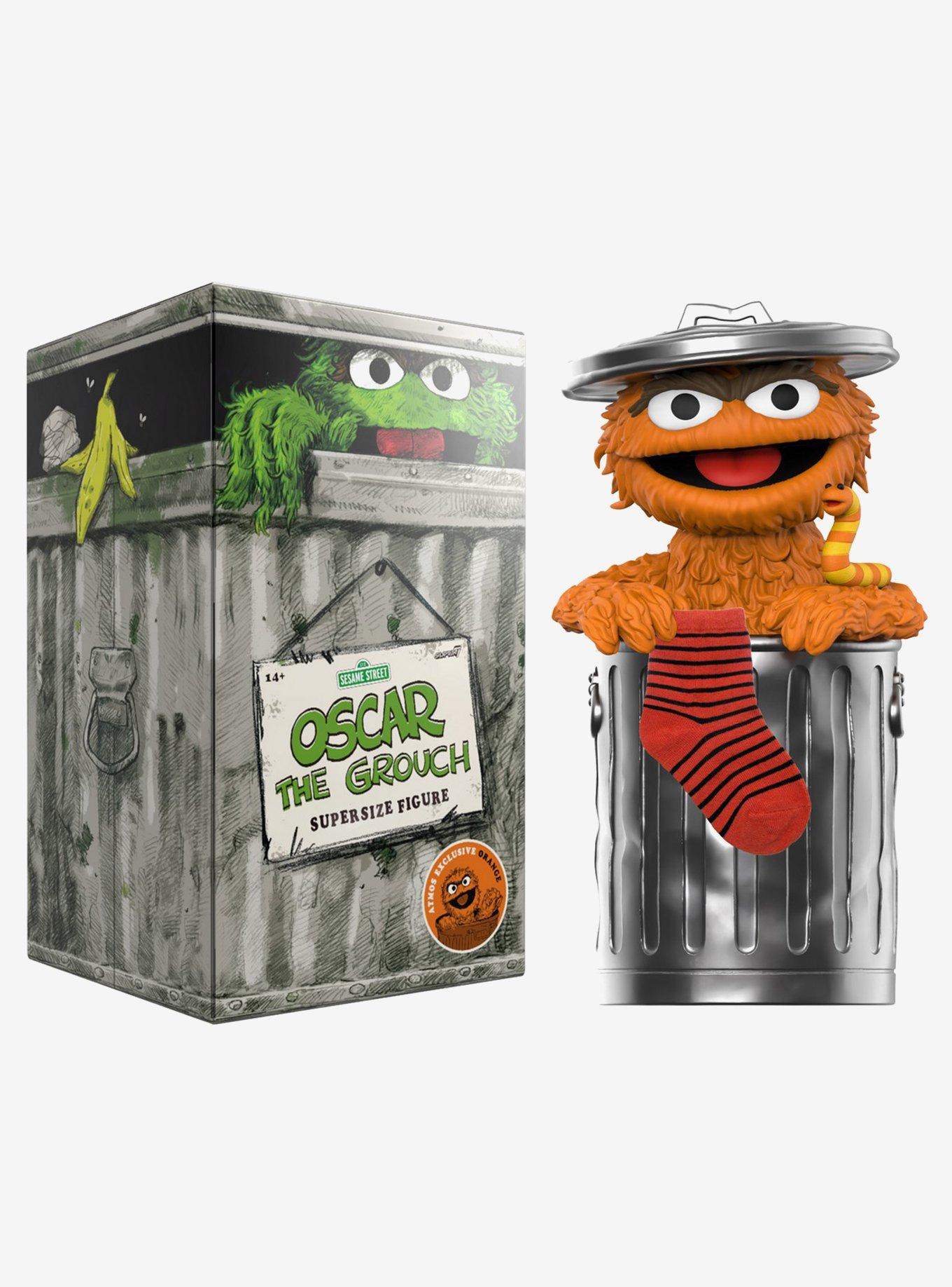 Super7 Sesame Street Supersize Oscar the Grouch Limited Edition Vinyl Figure, , alternate - view 3