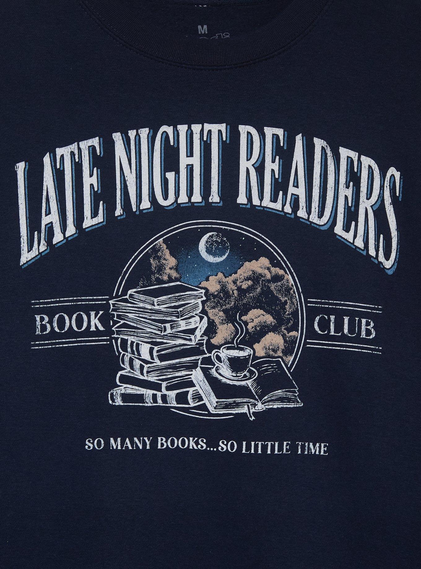 Late Night Readers Crewneck &mdash; BoxLunch Exclusive, , hi-res