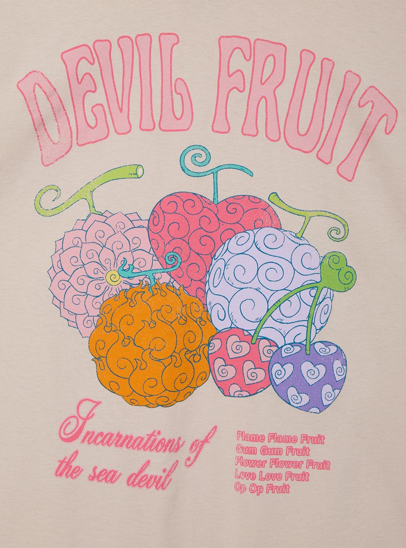 One Piece Devil Fruit Women's T-Shirt — BoxLunch Exclusive