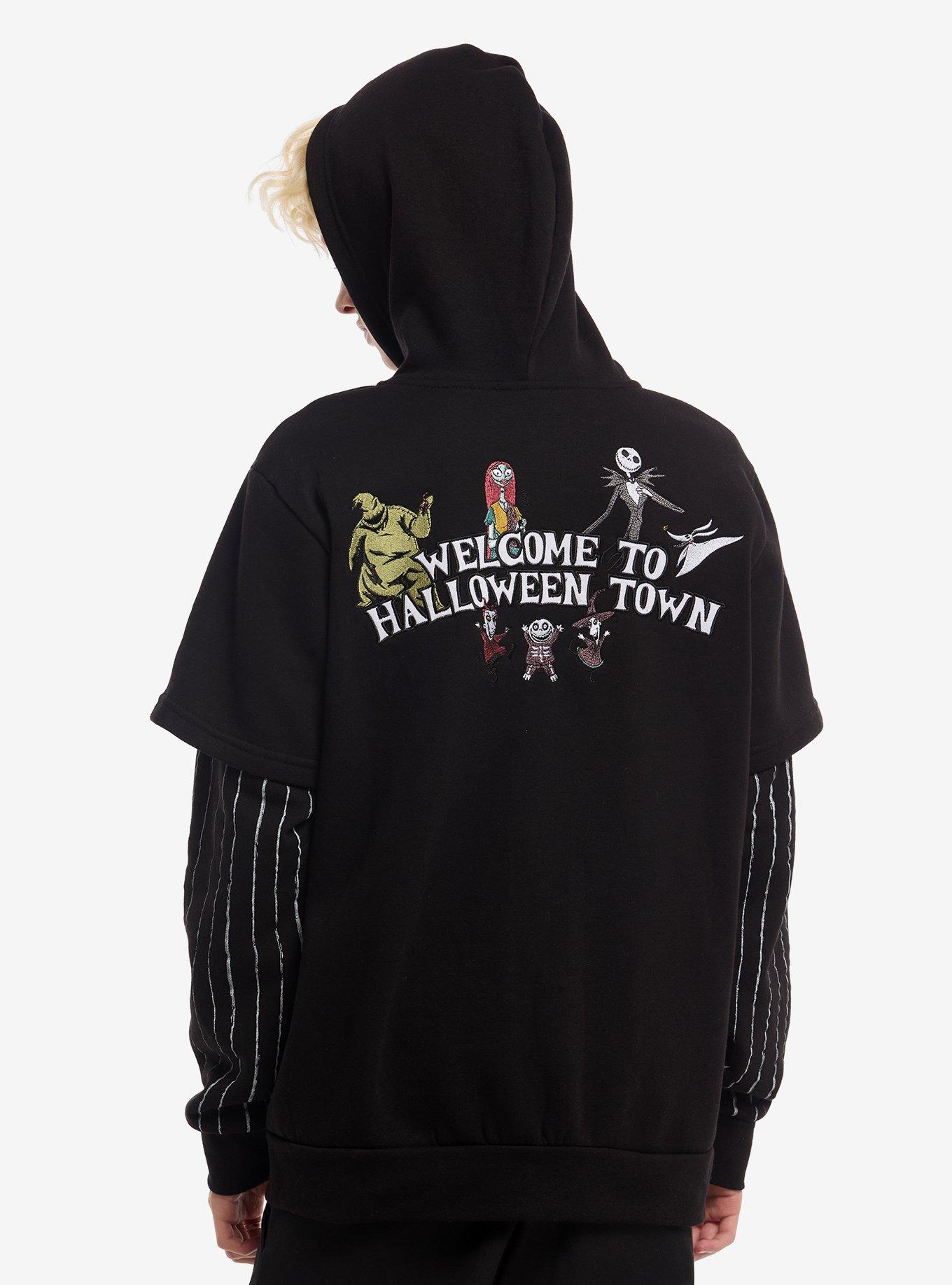 Out Universe Disney The Nightmare Before Christmas Jack Skellington Zippered Hoodie Our Universe Exclusive, , hi-res