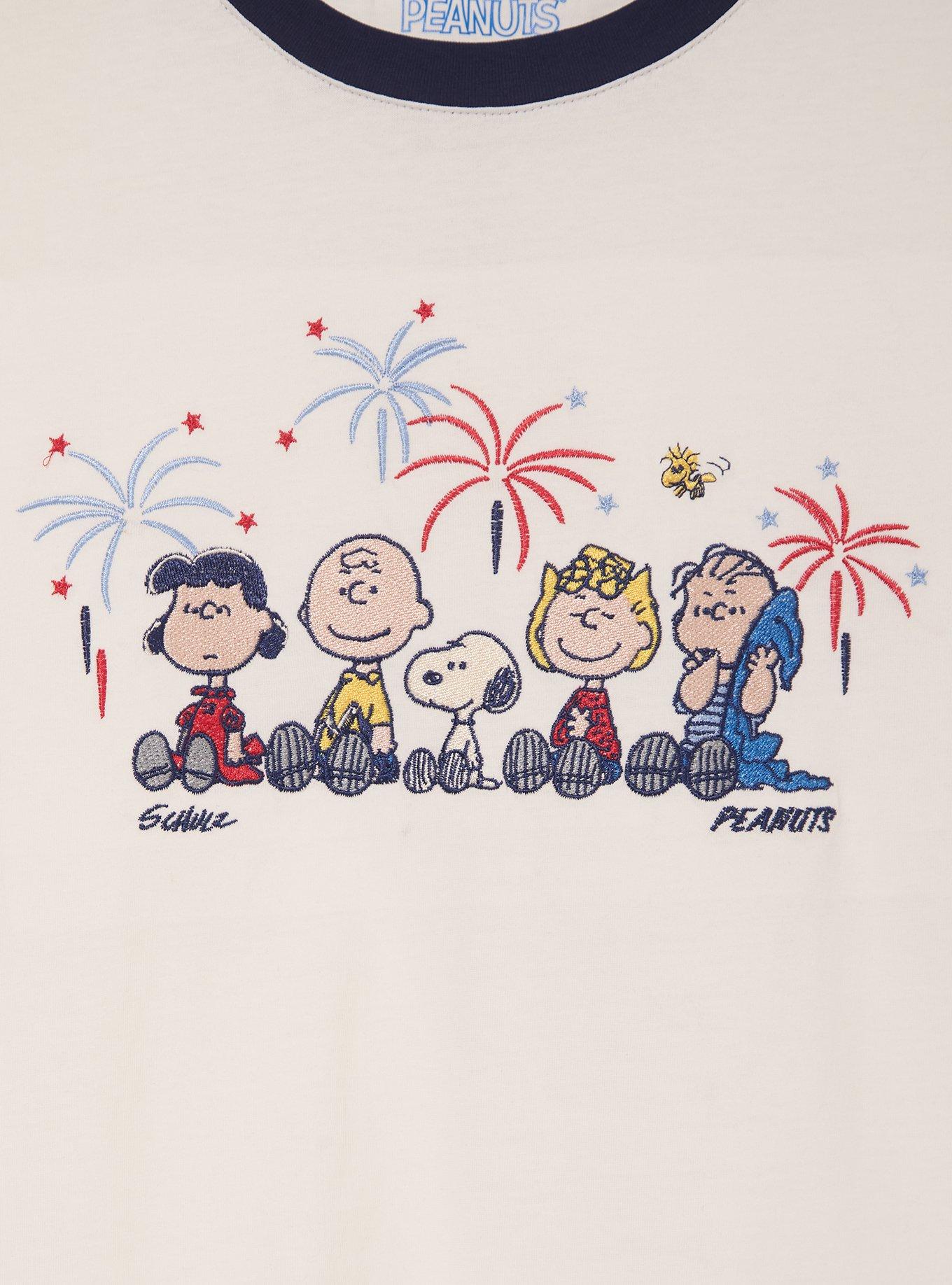 Peanuts Fireworks Women's Plus Size T-Shirt &mdash; BoxLunch Exclusive, , hi-res
