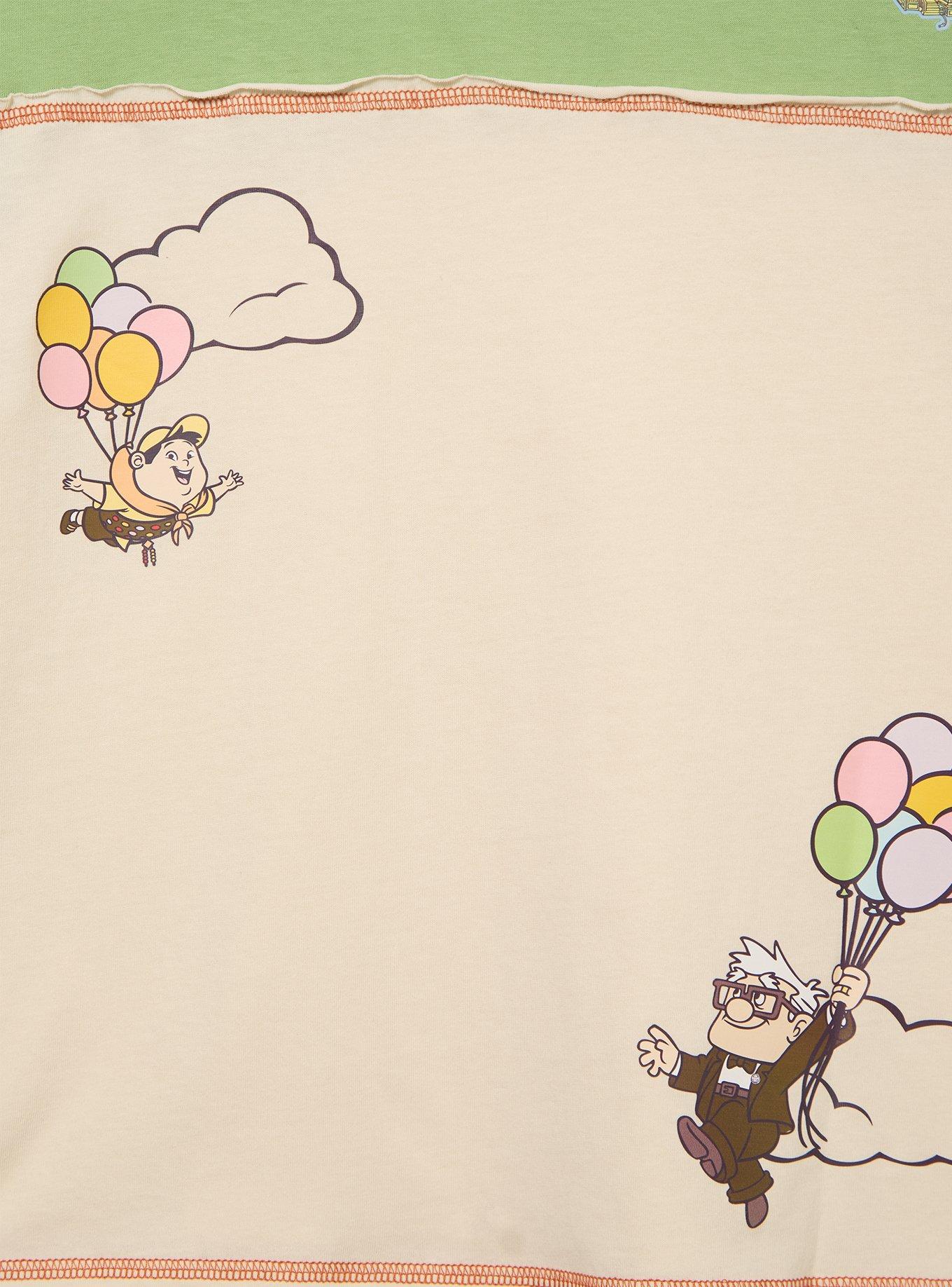 Disney Pixar Up Color Block Patches Women's T-Shirt - BoxLunch Exclusive, MULTI, alternate