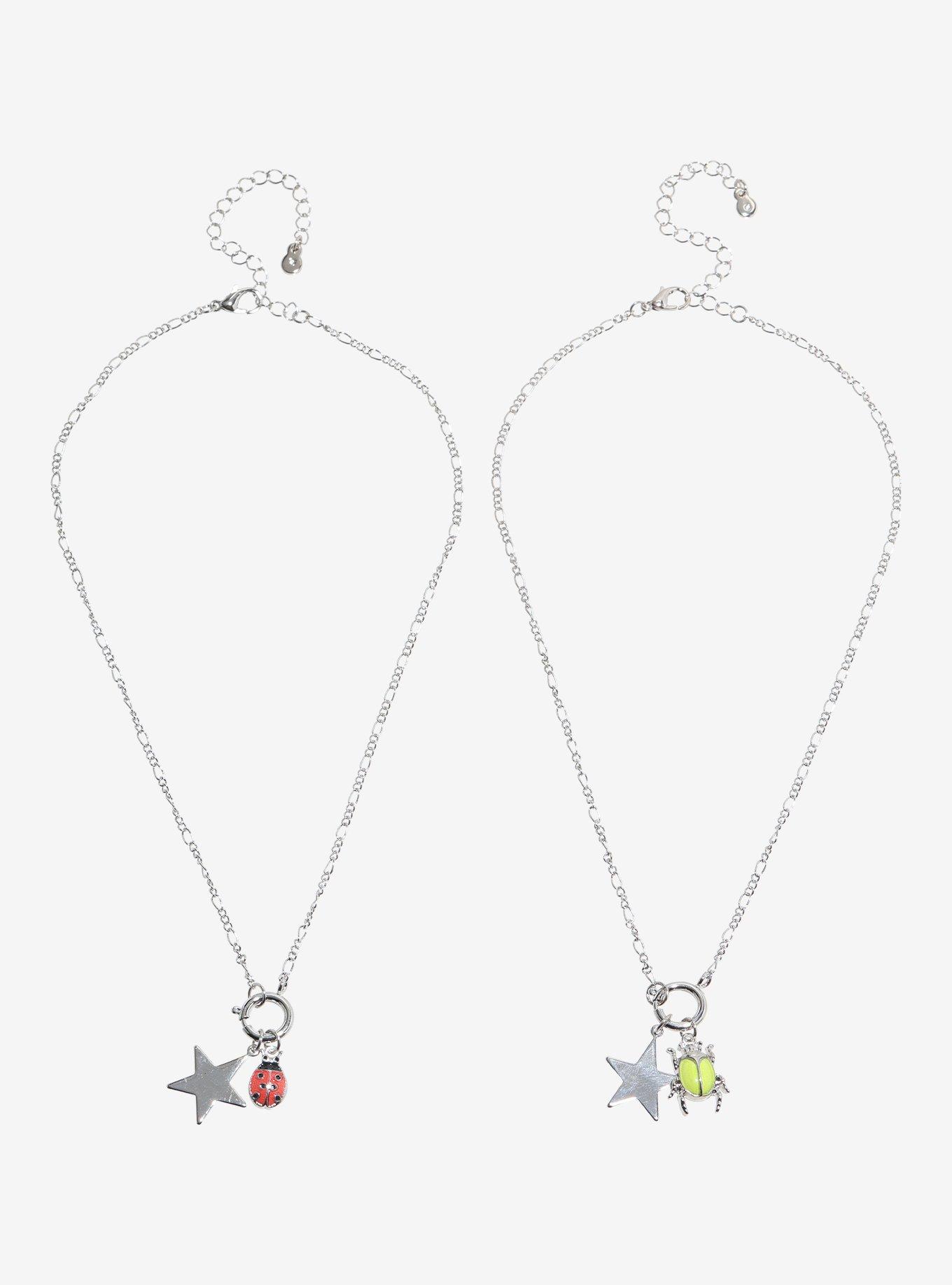 Thorn & Fable Bug Star Best Friend Necklace Set, , hi-res