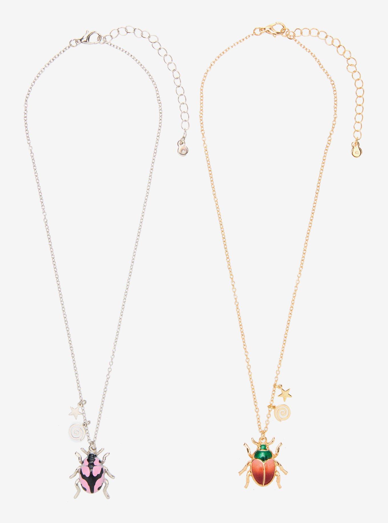 Thorn & Fable Bug Collector Best Friend Necklace Set, , alternate