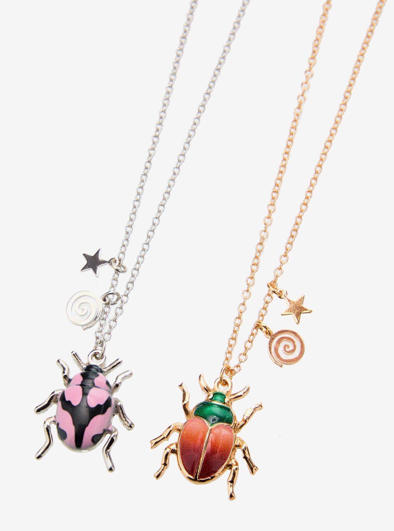 Thorn & Fable Bug Collector Best Friend Necklace Set, , alternate