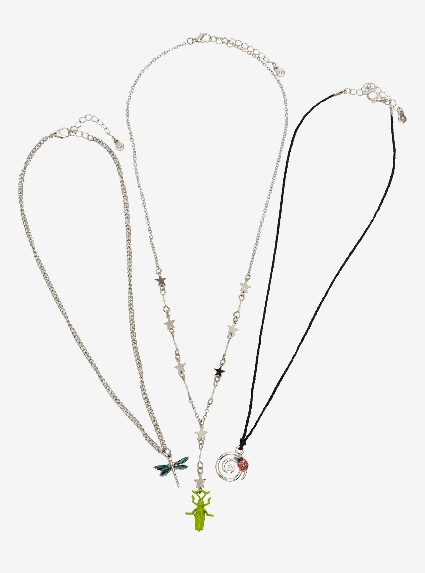Thorn & Fable Bug Spiral Necklace Set, , hi-res