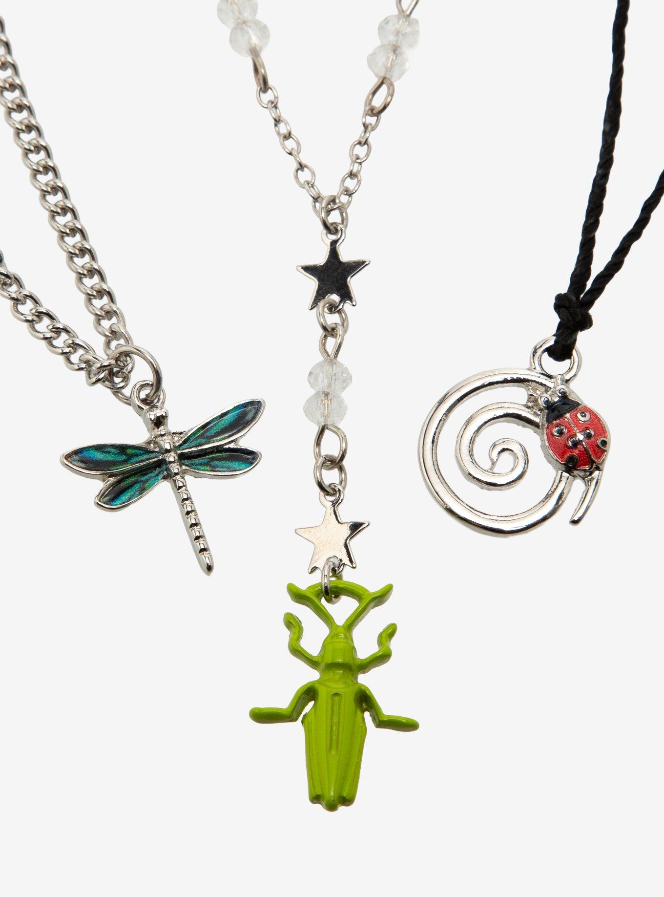 Thorn & Fable Bug Spiral Necklace Set, , alternate