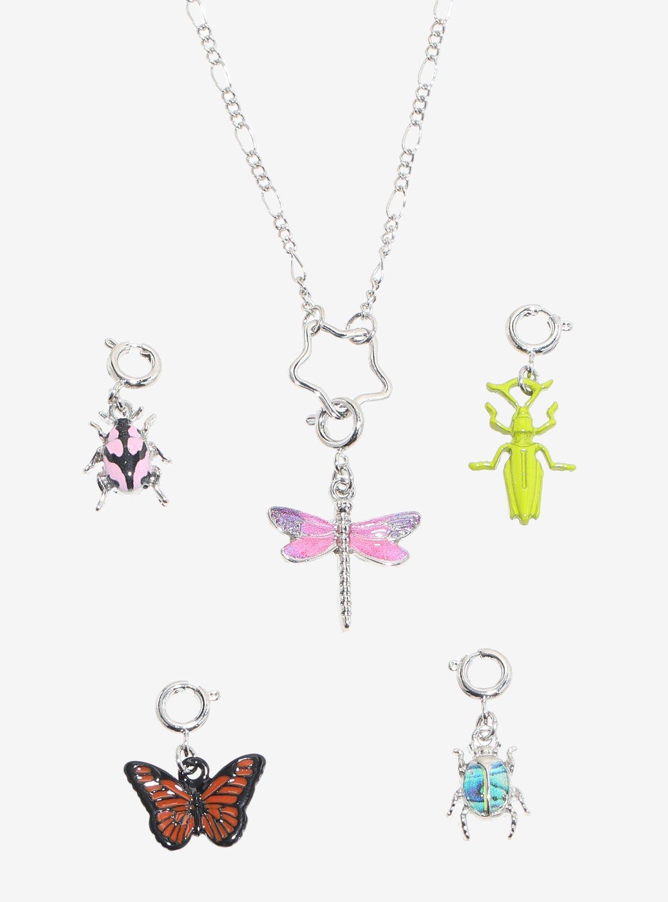 Thorn & Fable Bug Collector Necklace Charm Set, , alternate