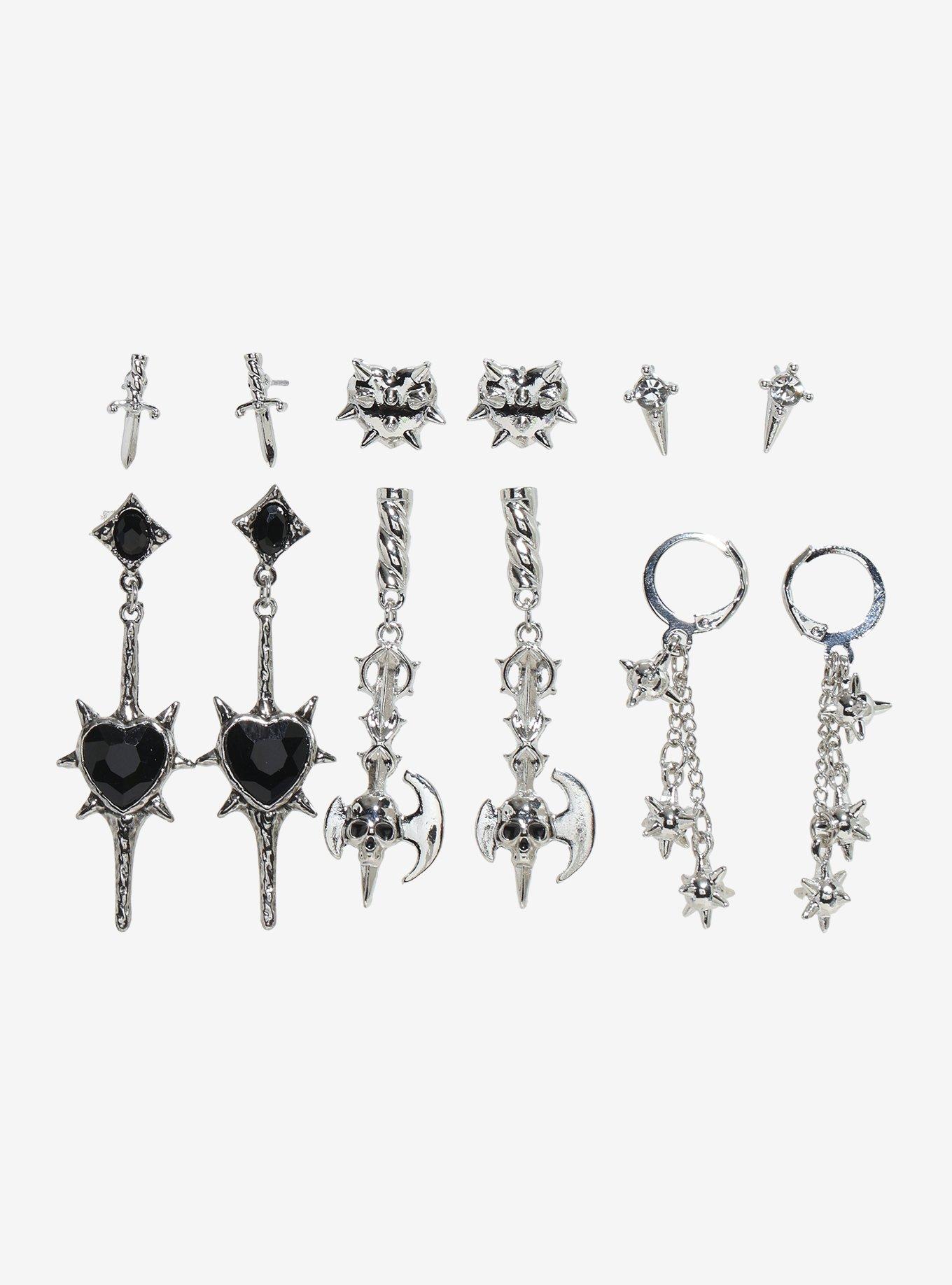 Medieval Daggers Earring Set, , hi-res