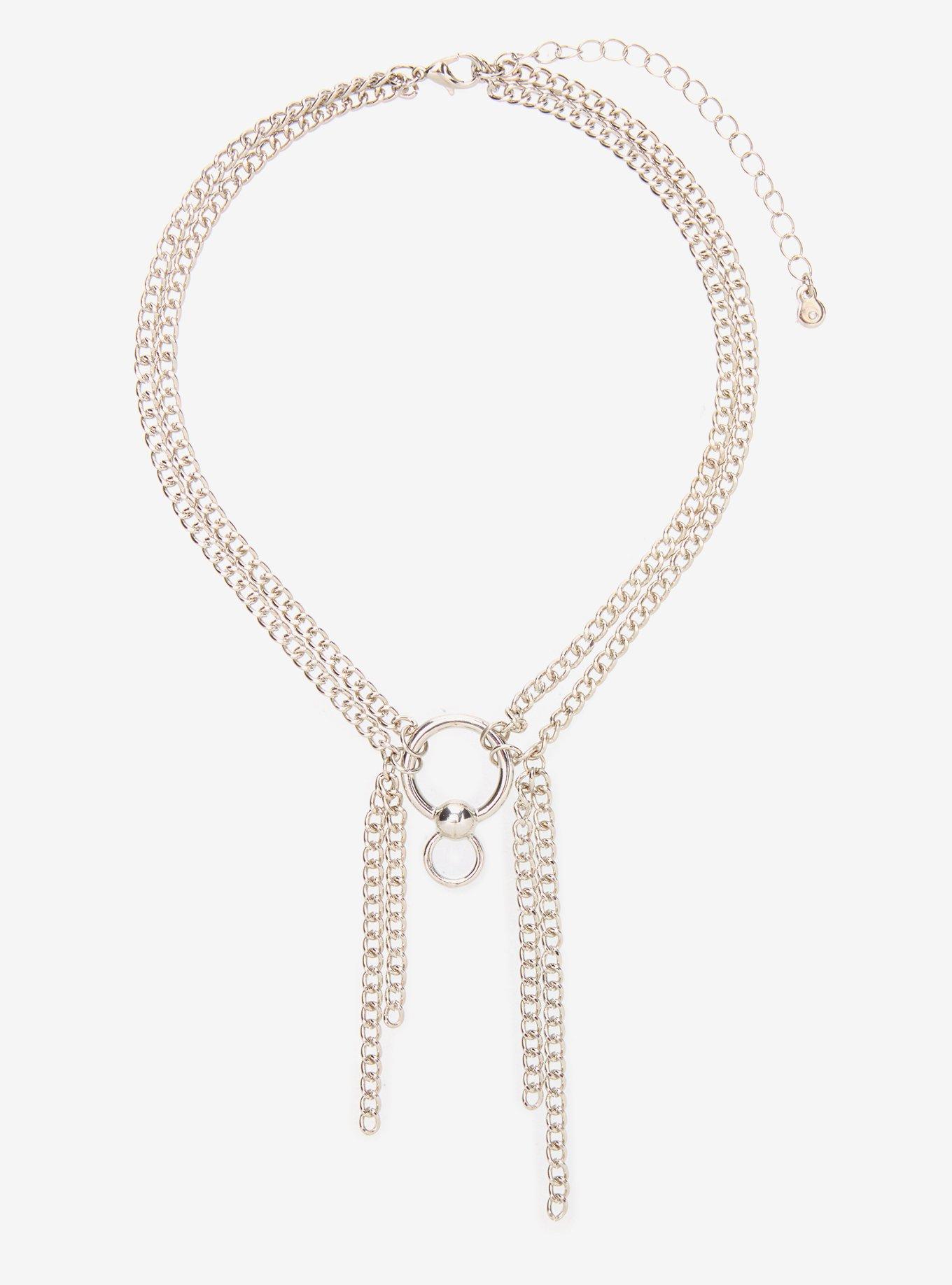 O-Ring Multi-Chain Choker, , hi-res