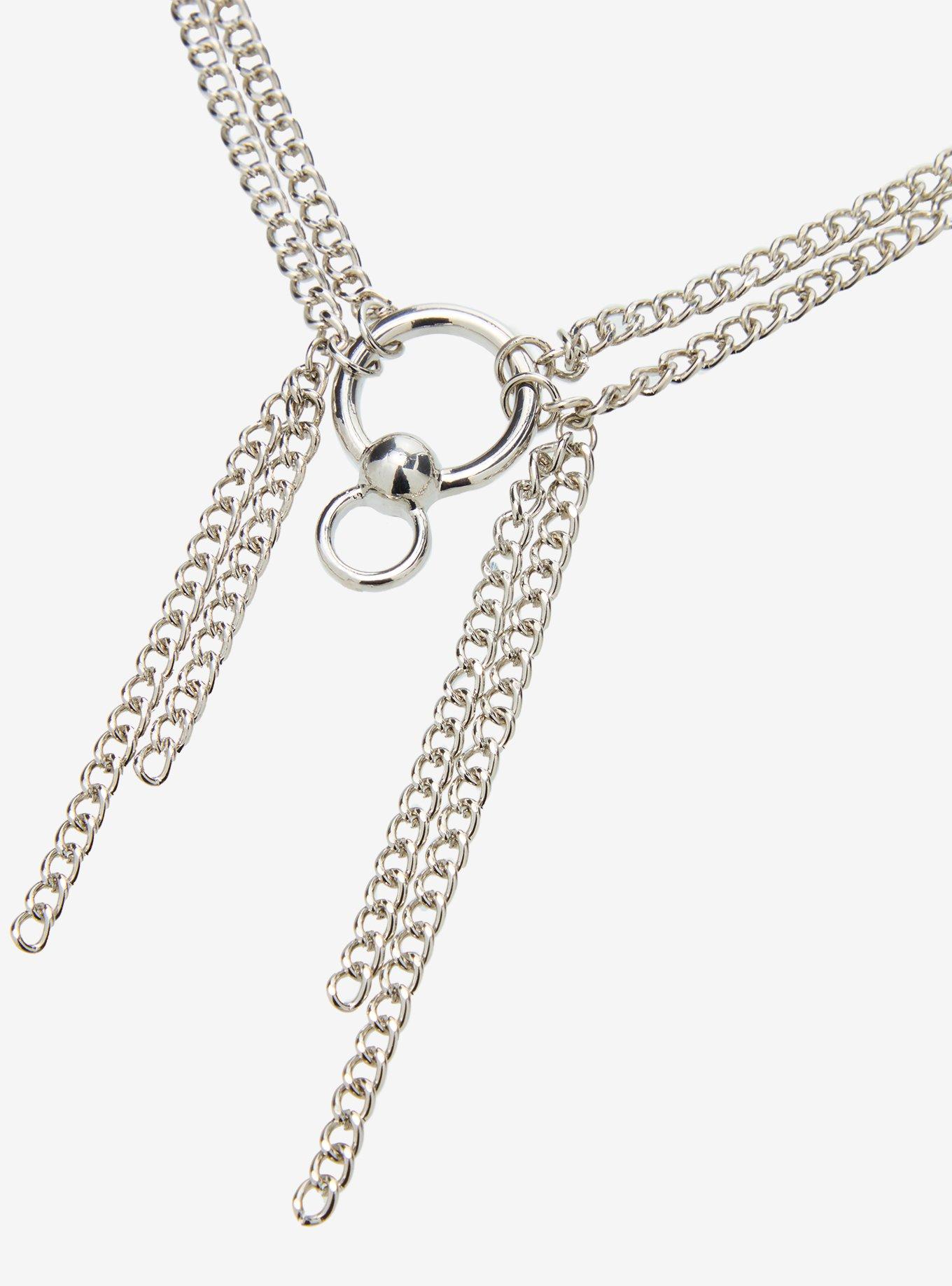 O-Ring Multi-Chain Choker, , alternate