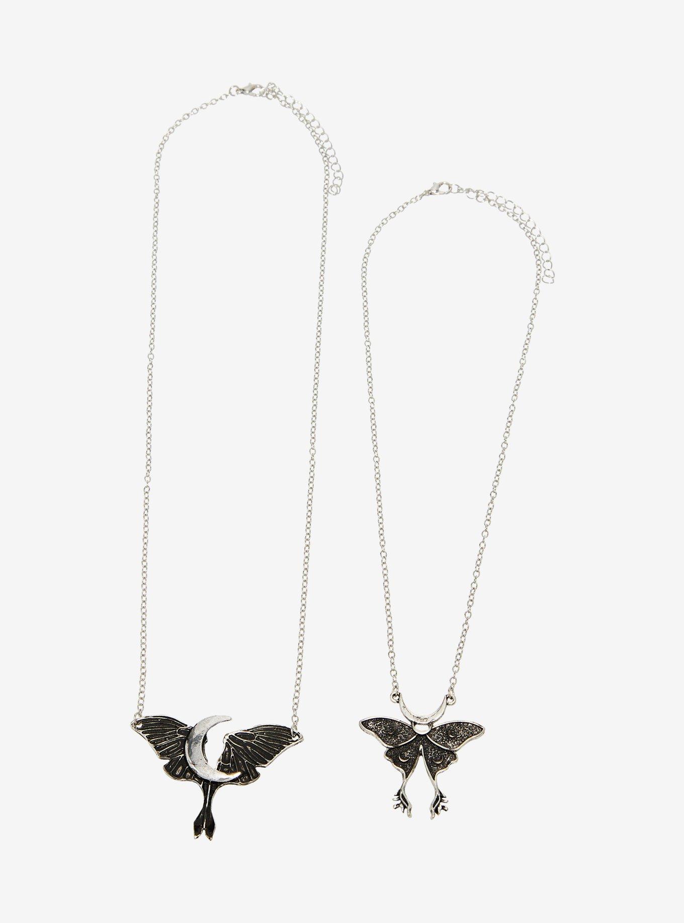 Thorn & Fable Celestial Moth Necklace Set, , hi-res