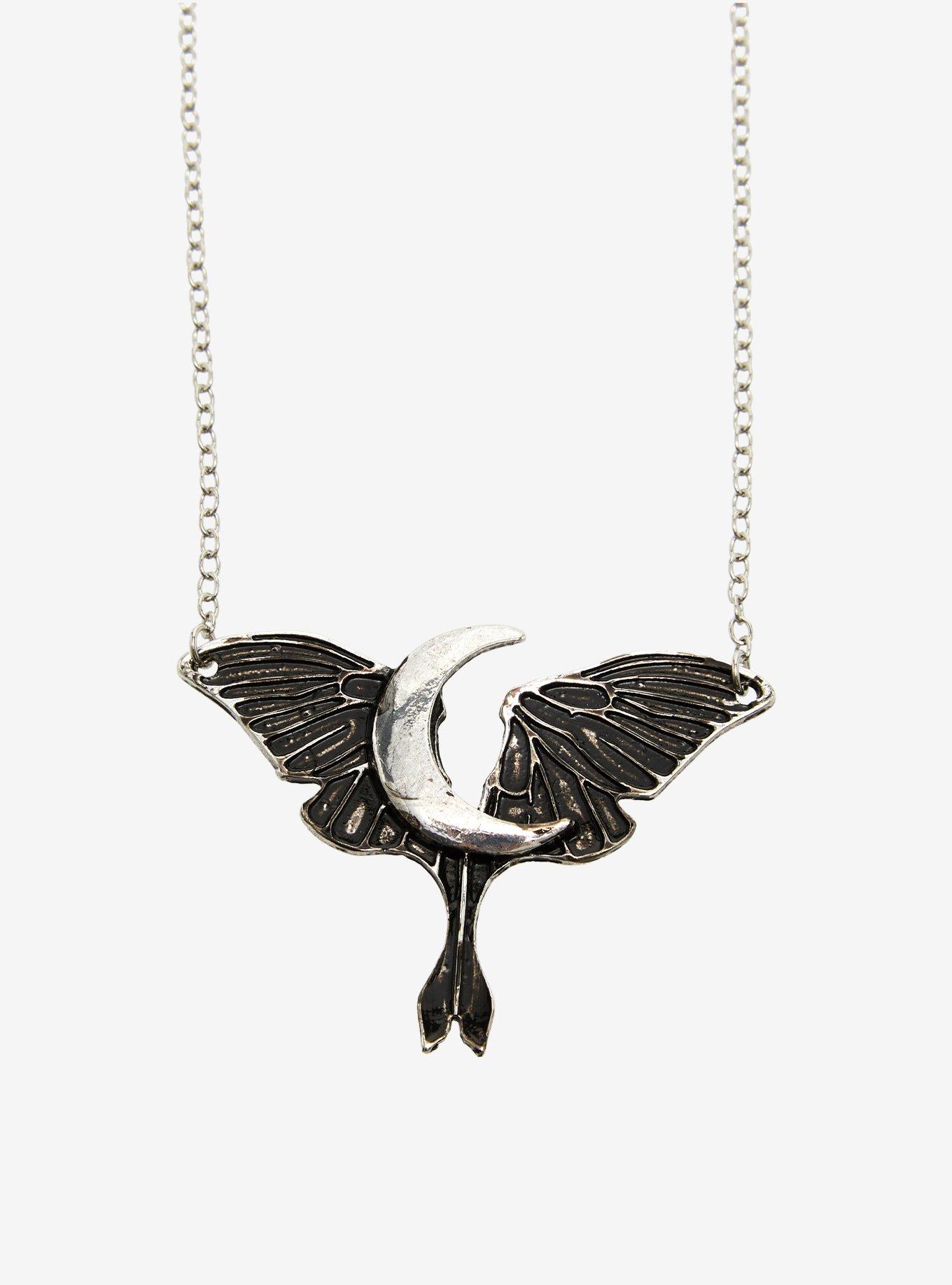 Thorn & Fable Celestial Moth Necklace Set, , alternate