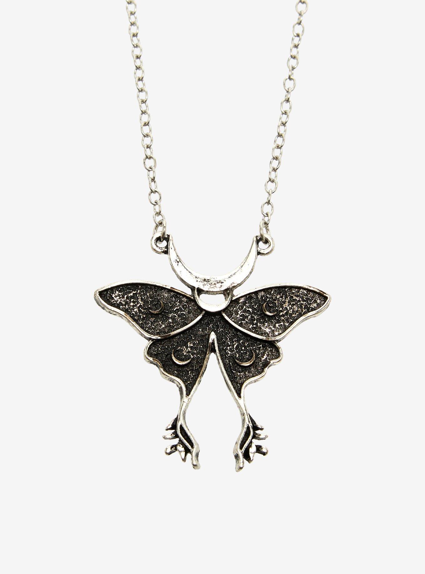 Thorn & Fable Celestial Moth Necklace Set, , alternate