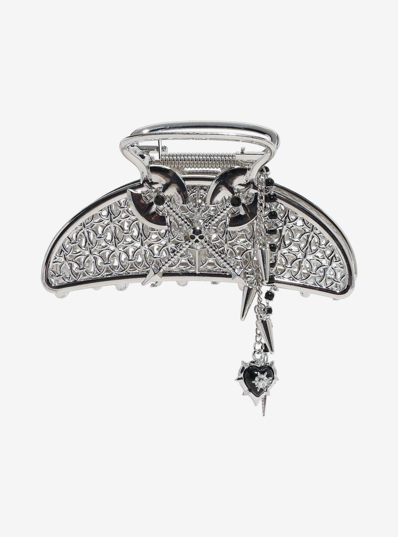 Axe Chain Mail Claw Hair Clip, , hi-res