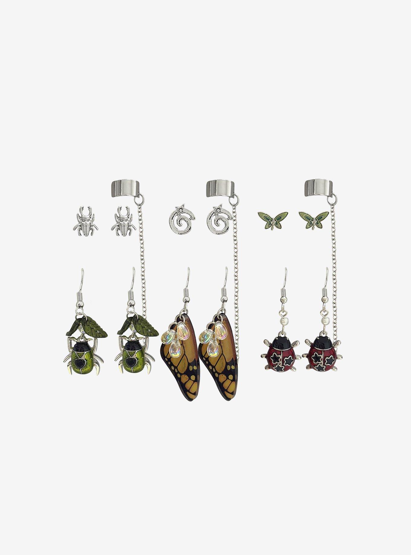 Thorn & Fable Bug Cuff Earring Set, , hi-res