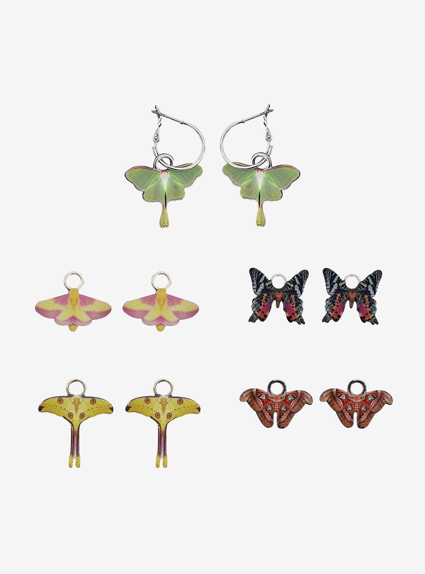 Thorn & Fable Moth Interchangeable Earring Set, , hi-res