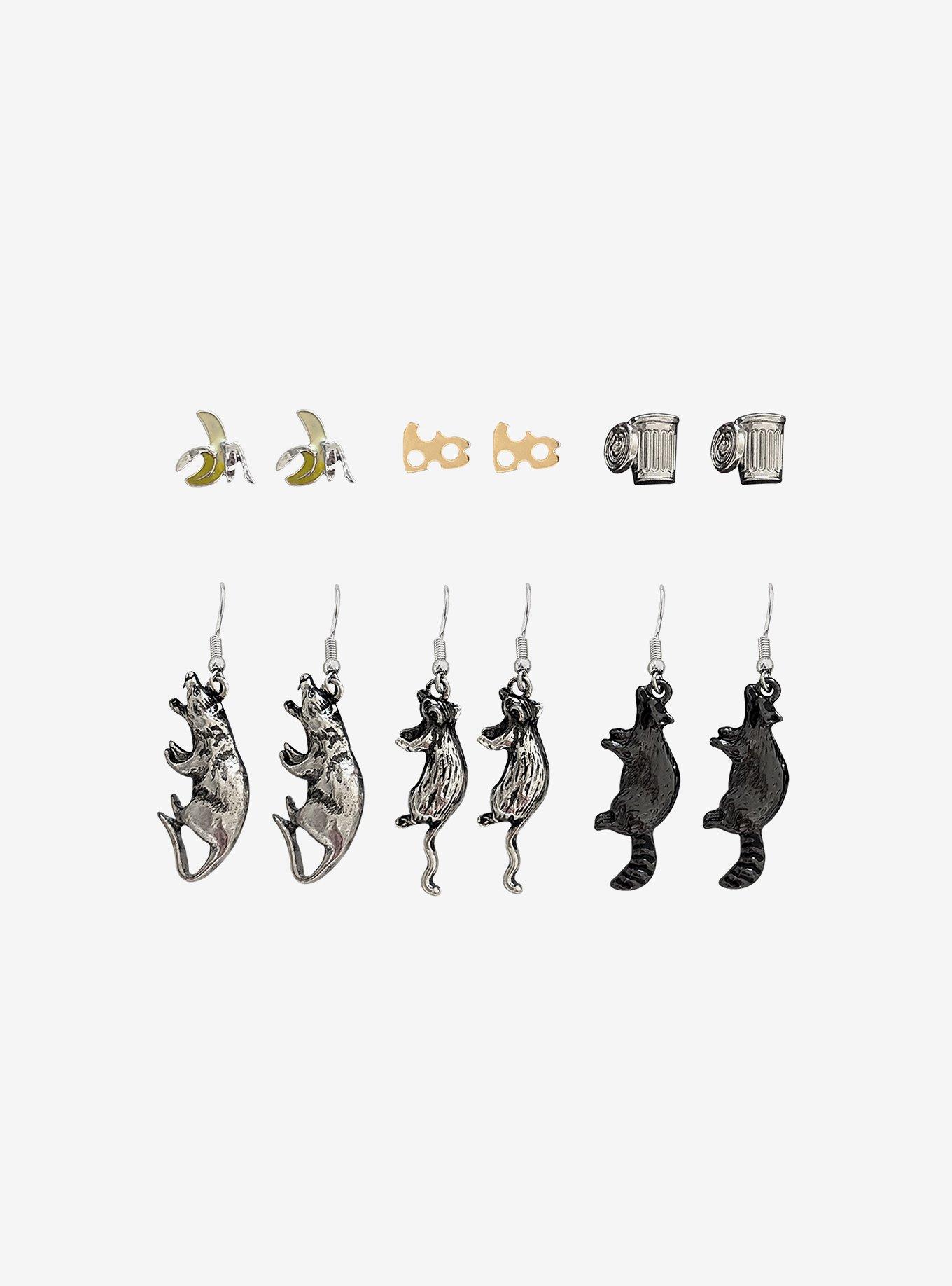 Trash Critter Earring Set, , hi-res