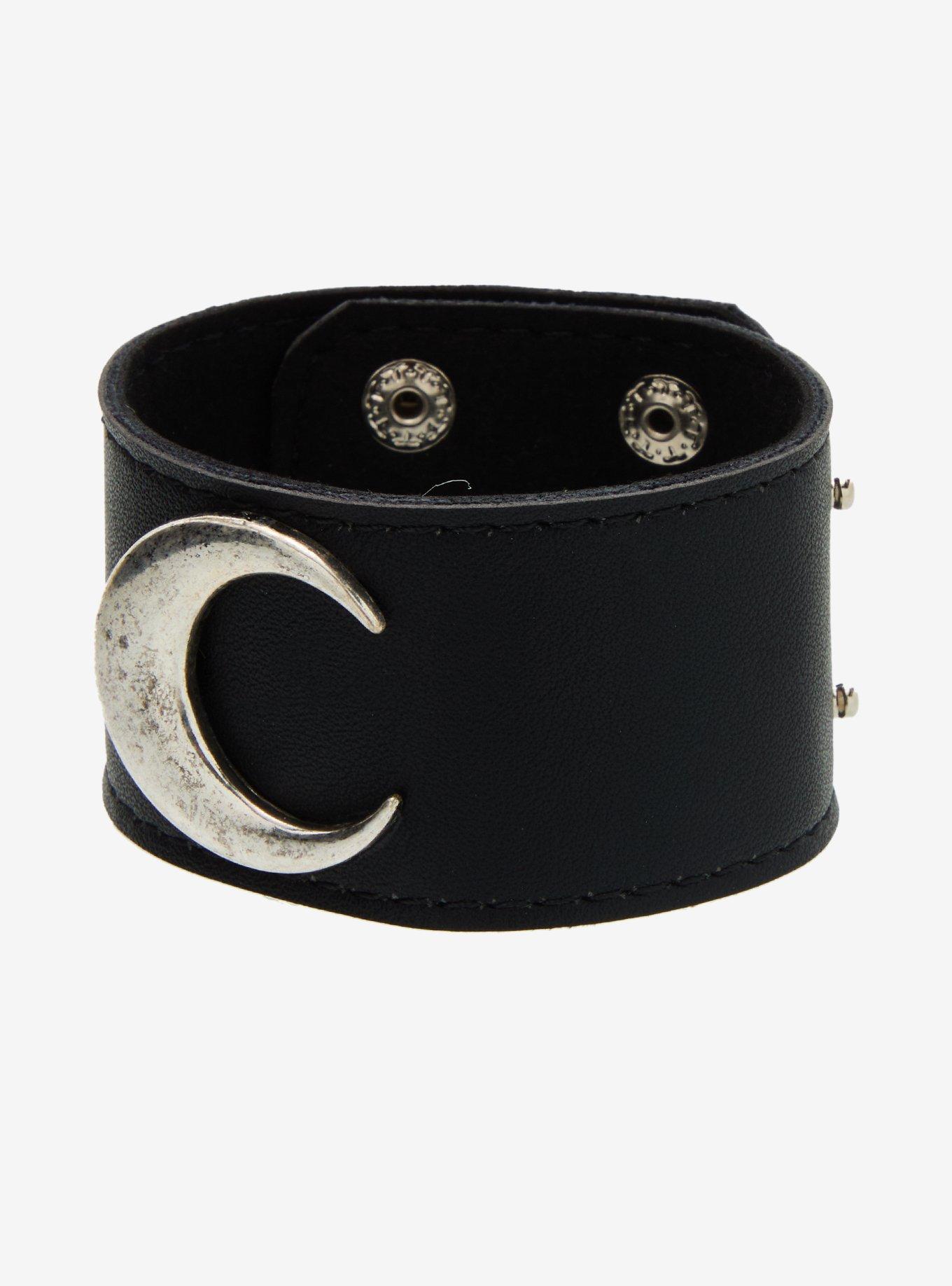 Thorn & Fable Crescent Moon Cuff Bracelet, , alternate