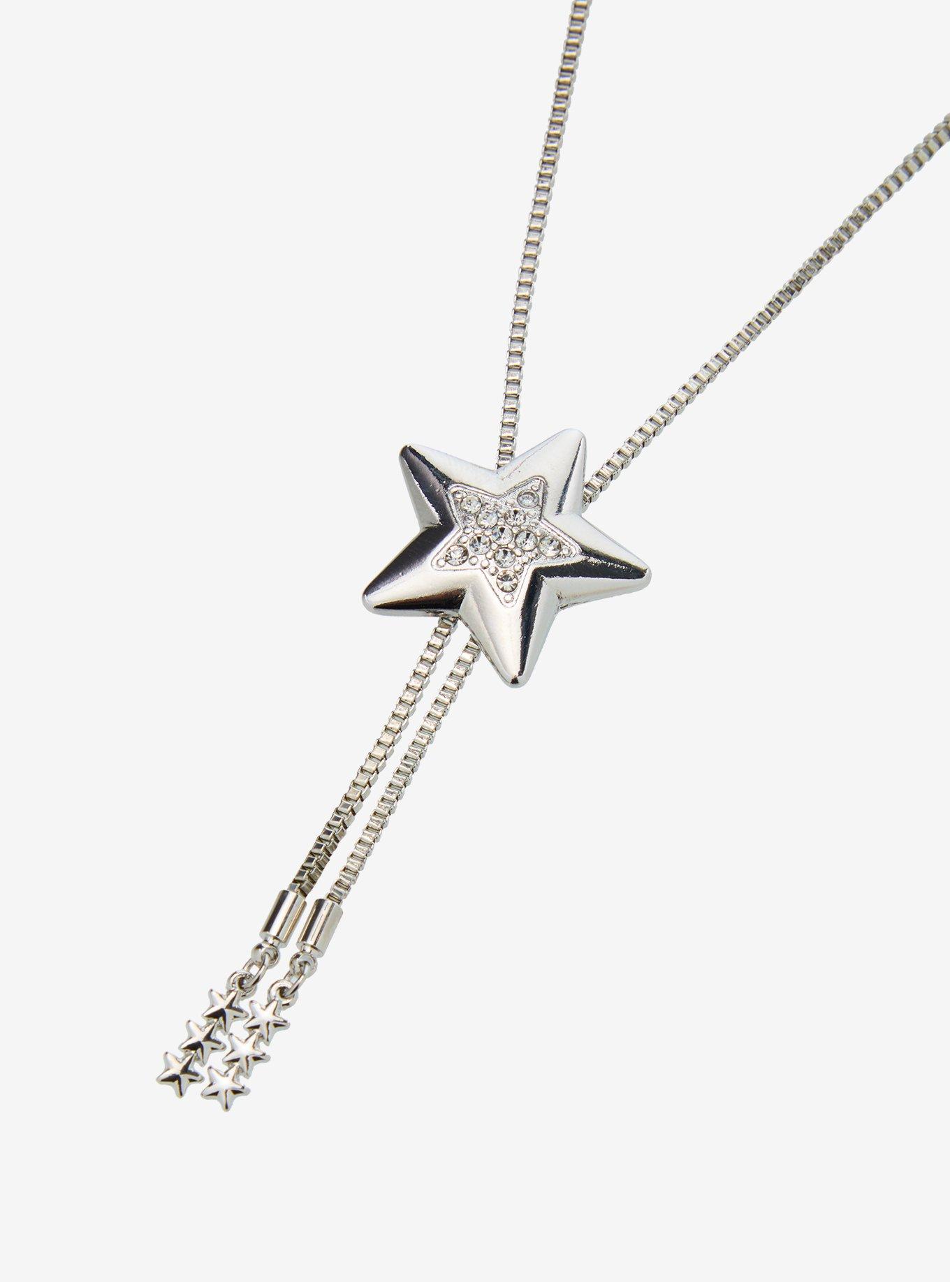 Social Collision Bling Star Bolo Tie Necklace, , alternate