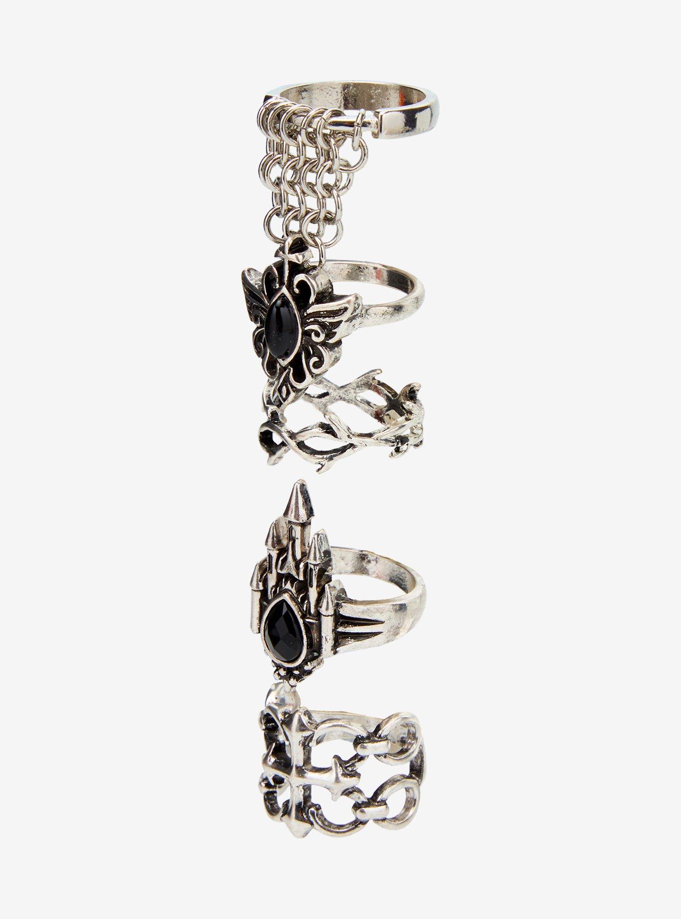 Medieval Castle Chain Ring Set, , alternate