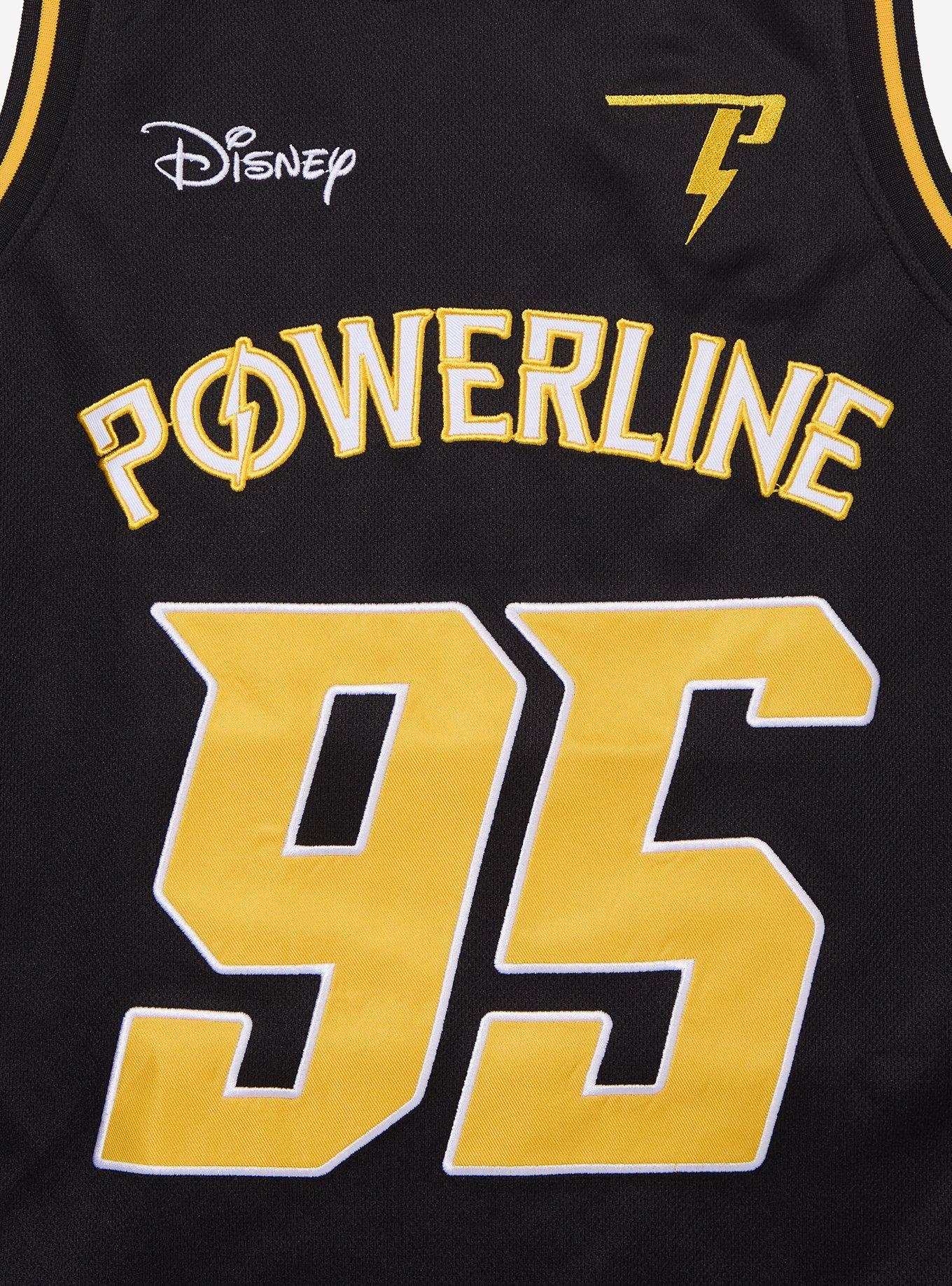 Disney A Goofy Movie Powerline Basketball Jersey &mdash; BoxLunch Exclusive, BLACK, alternate