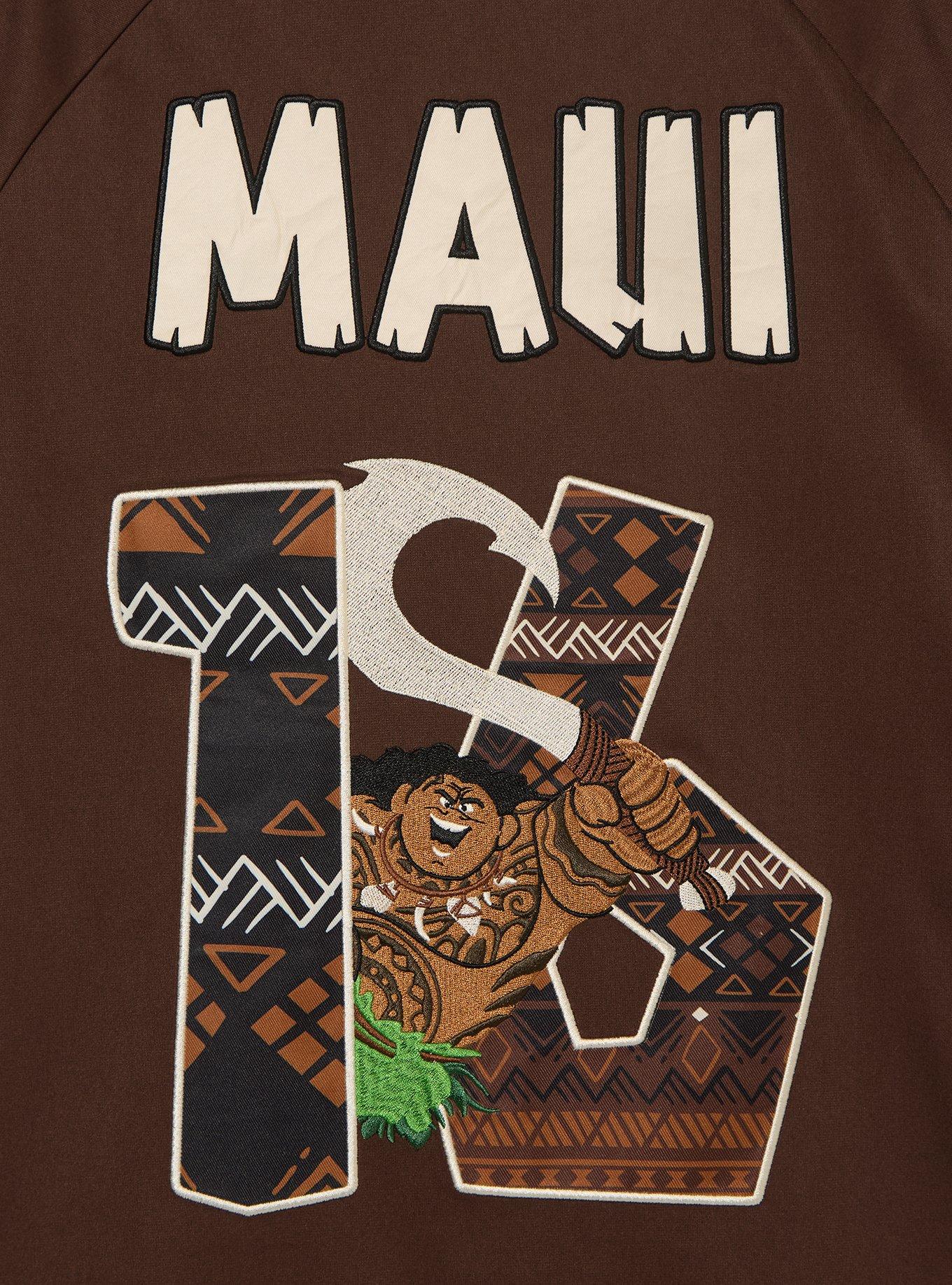 Disney Moana Maui Football Jersey - BoxLunch Exclusive, BROWN, alternate