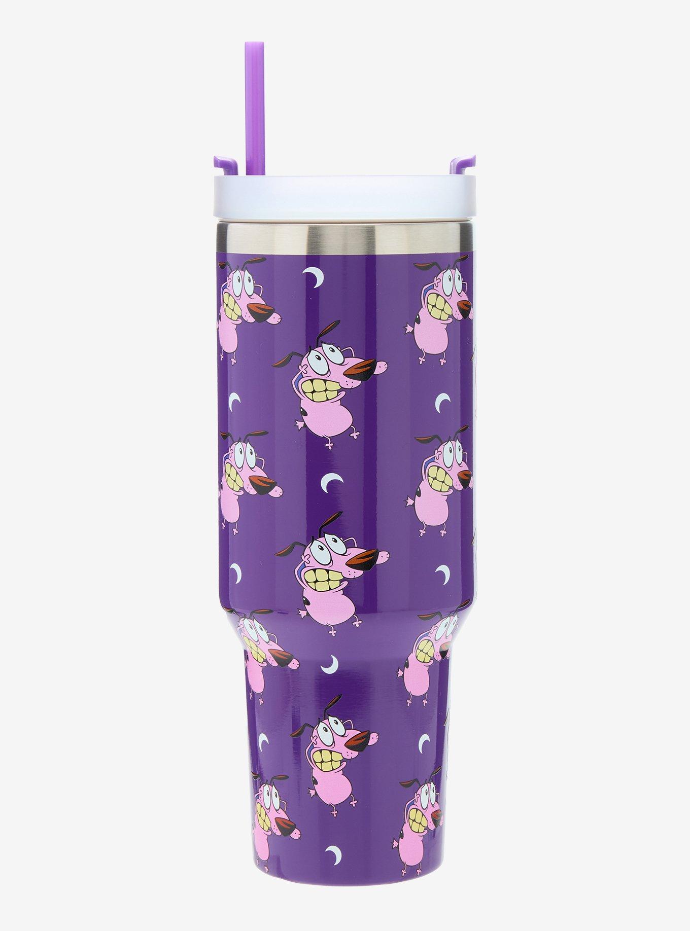 Courage The Cowardly Dog Charm Stainless Steel Travel Mug, , hi-res