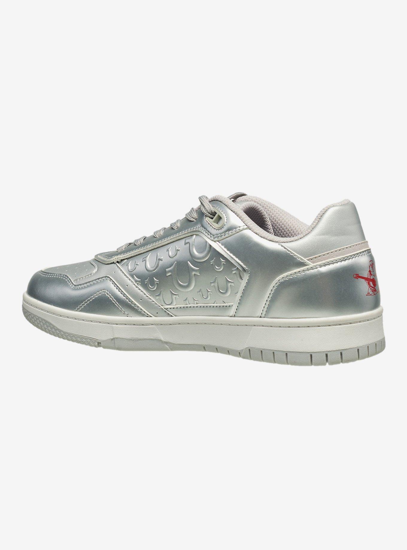 Jones Court Emboss Sneaker, SILVER, alternate