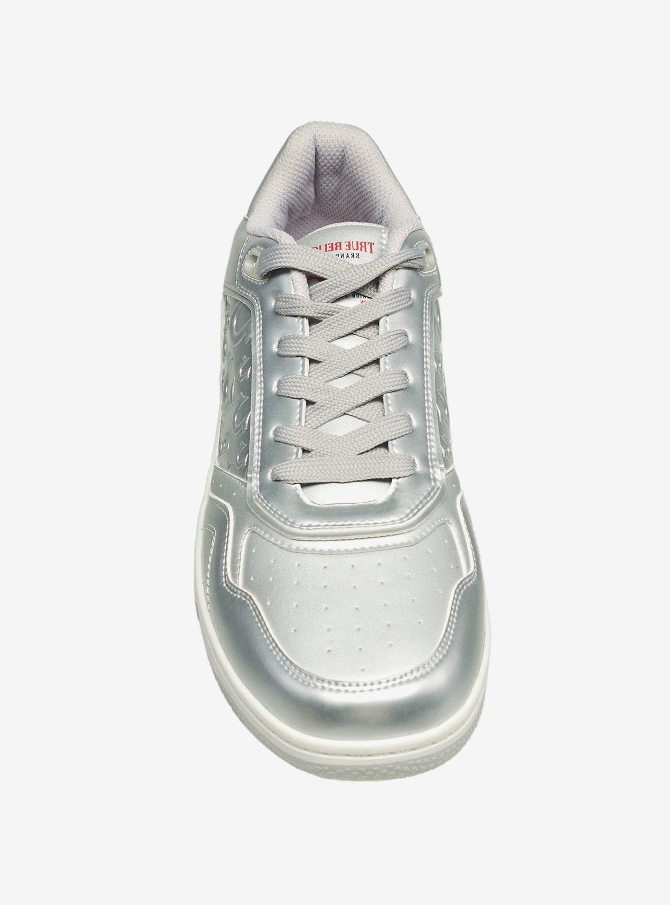 Jones Court Emboss Sneaker, SILVER, alternate