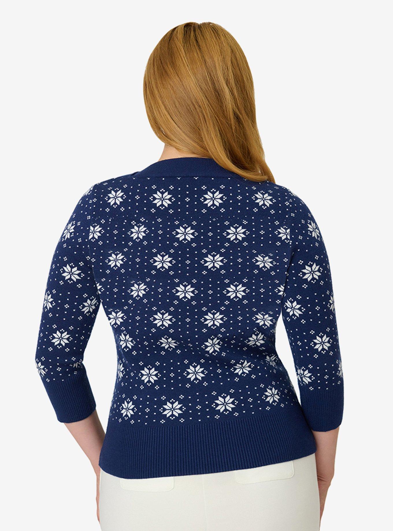 Disney's Frozen Collection by Unique Vintage Elsa & Anna Fair Isle Minou Sweater