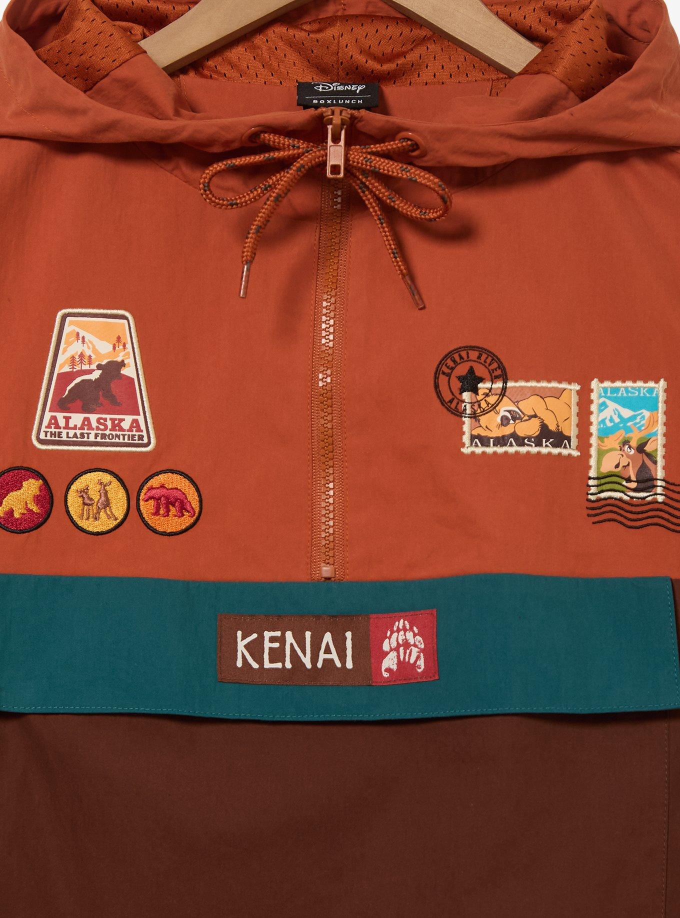 Disney Brother Bear Alaska Stamps Color Block Windbreaker - BoxLunch Exclusive, , hi-res