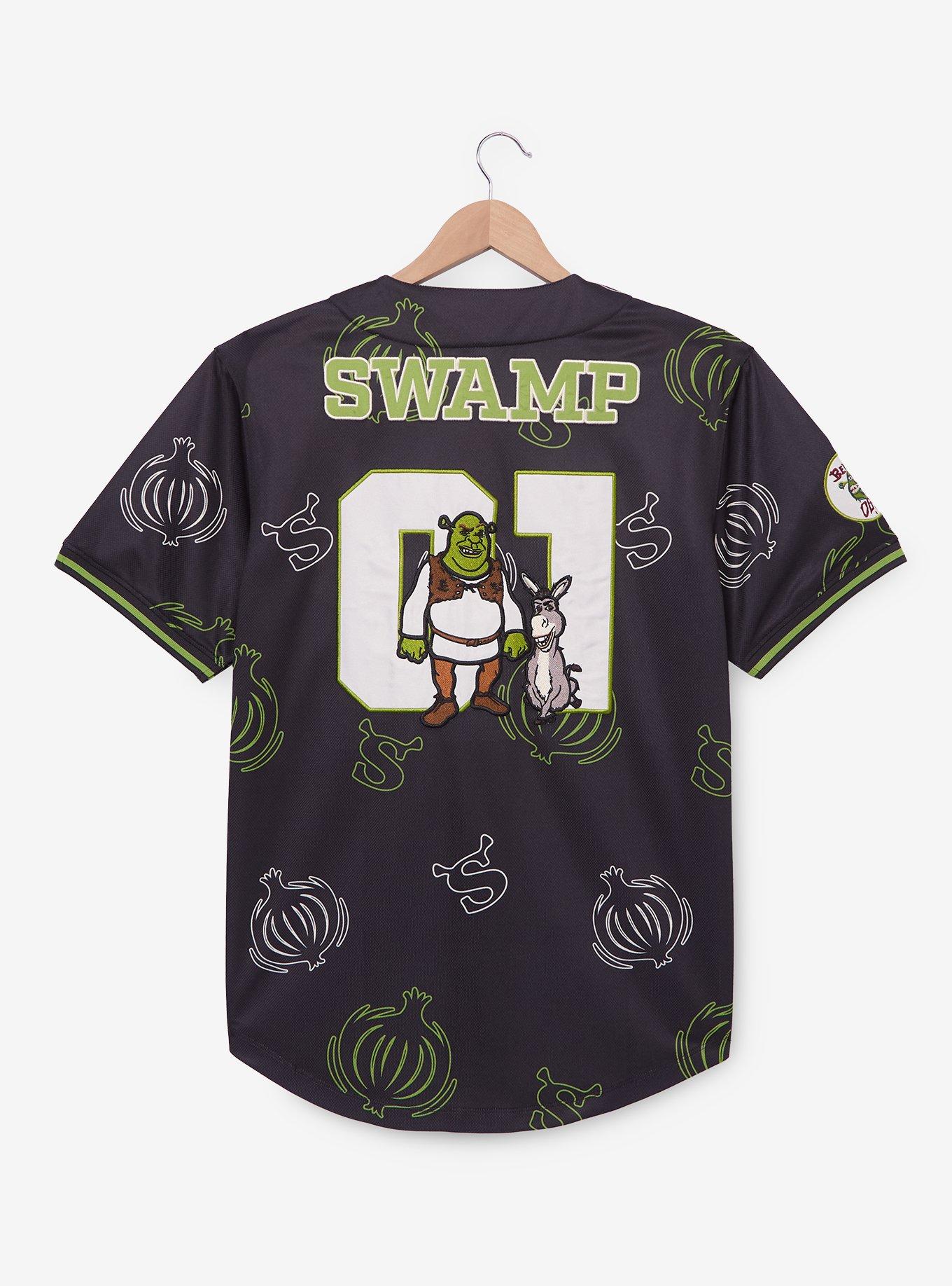 DreamWorks Shrek Onions Allover Print Baseball Jersey - BoxLunch Exclusive, , hi-res