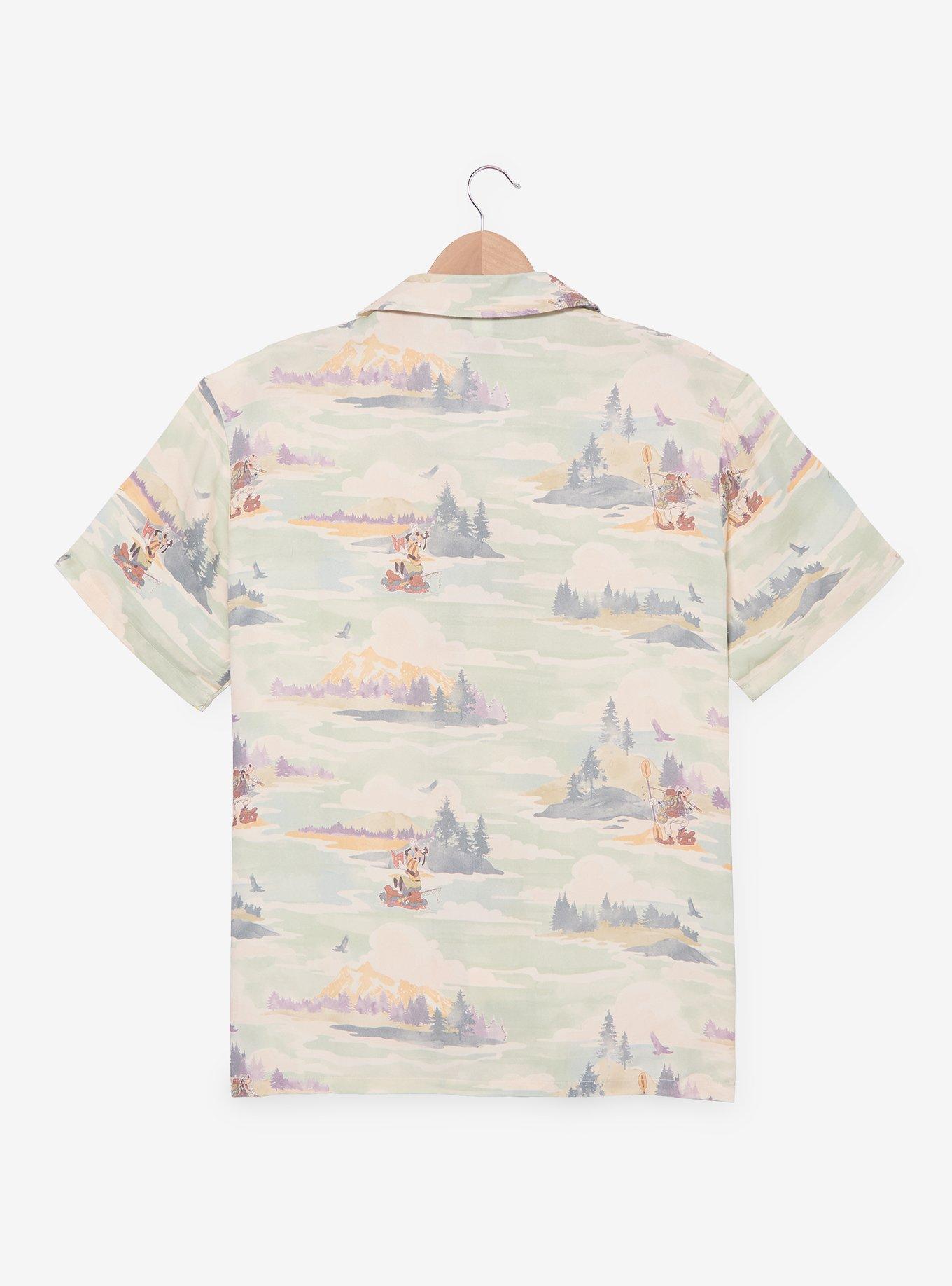 Disney A Goofy Movie Perfect Cast Allover Print Woven Button-Up - BoxLunch Exclusive , , hi-res