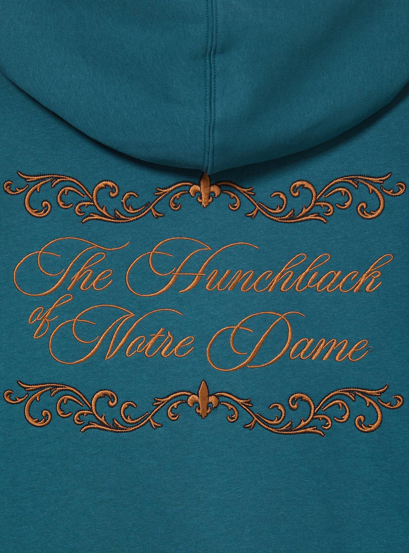 Disney The Hunchback of Notre Dame Stained Glass Portraits Hoodie - BoxLunch Exclusive, GREEN, alternate