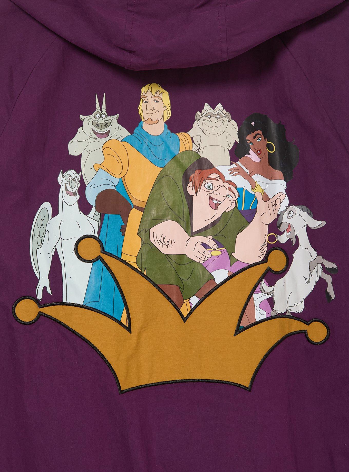 Disney The Hunchback of Notre Dame Colorblock Windbreaker - BoxLunch Exclusive, PURPLE, alternate - view 5